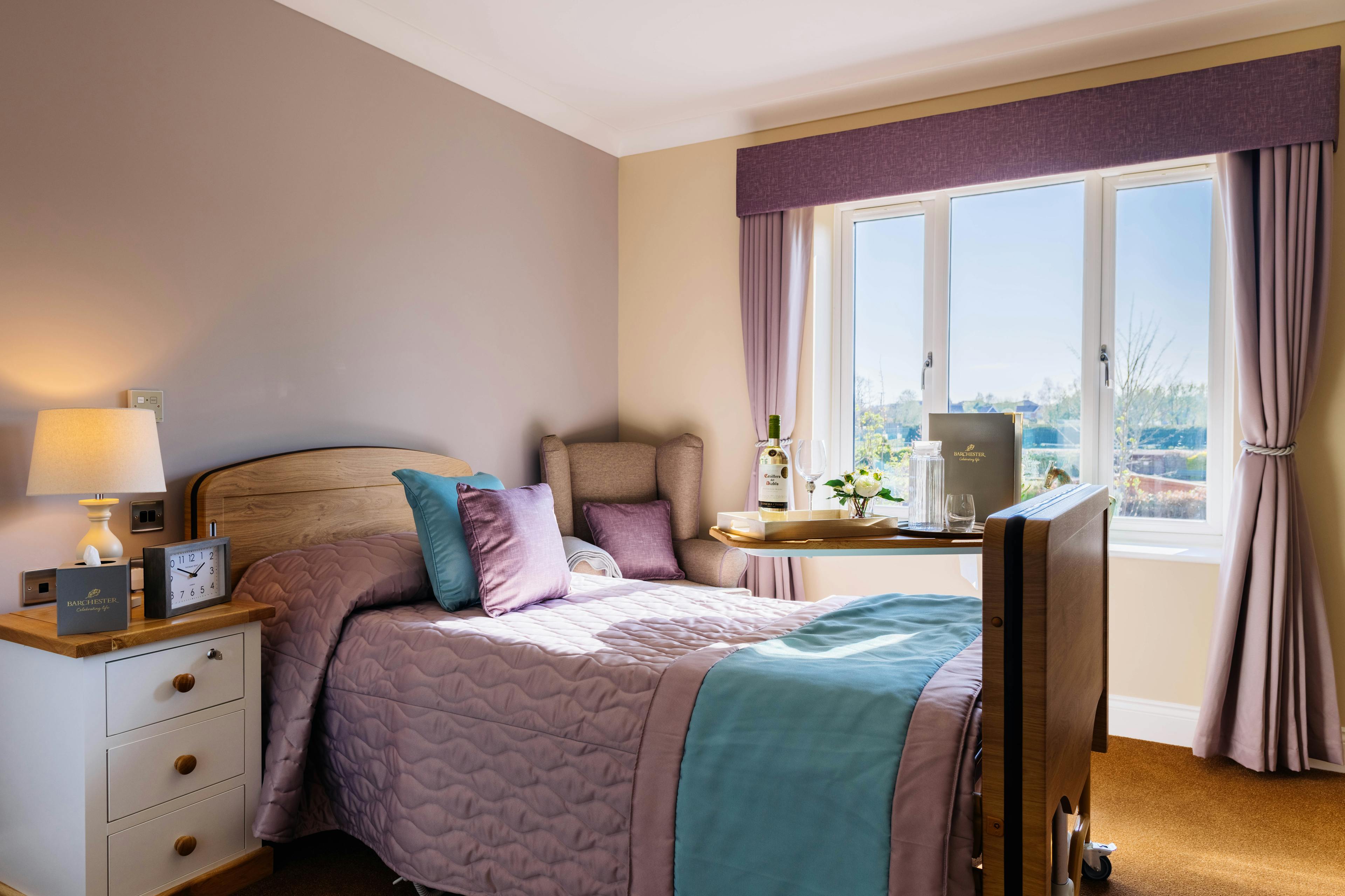 Bedroom at Snowdrop Place Care Home in Southampton, Hampshire