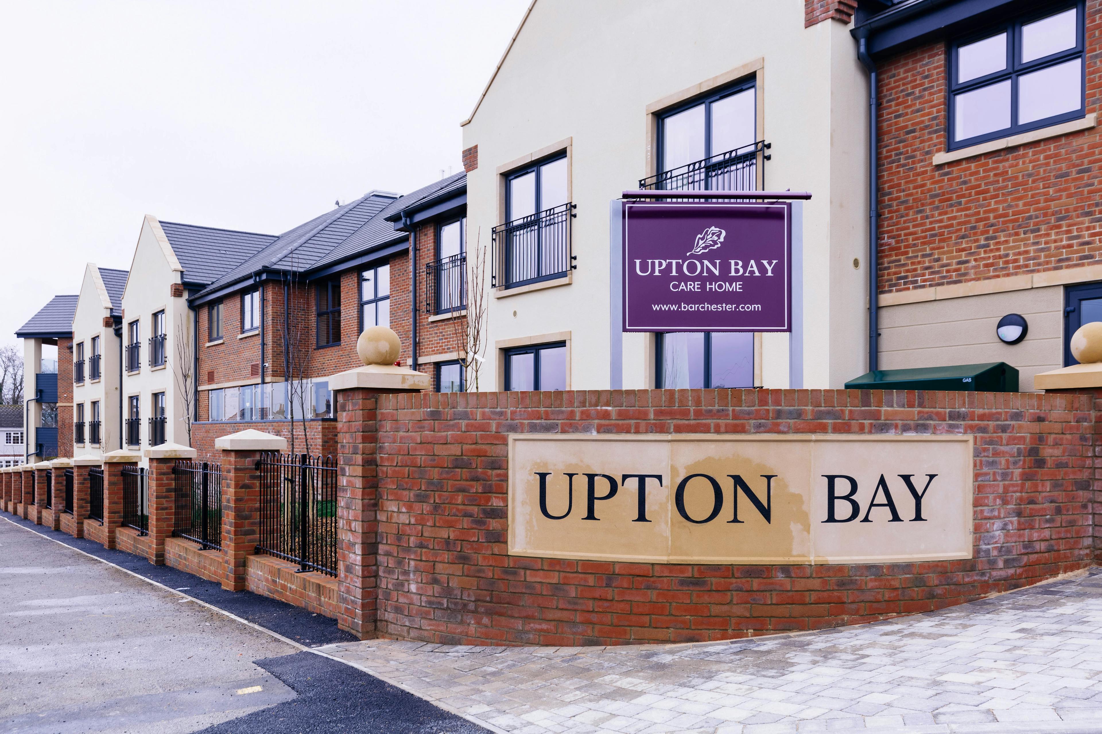 Exterior of Upton Bay Care Home in Poole, Dorset