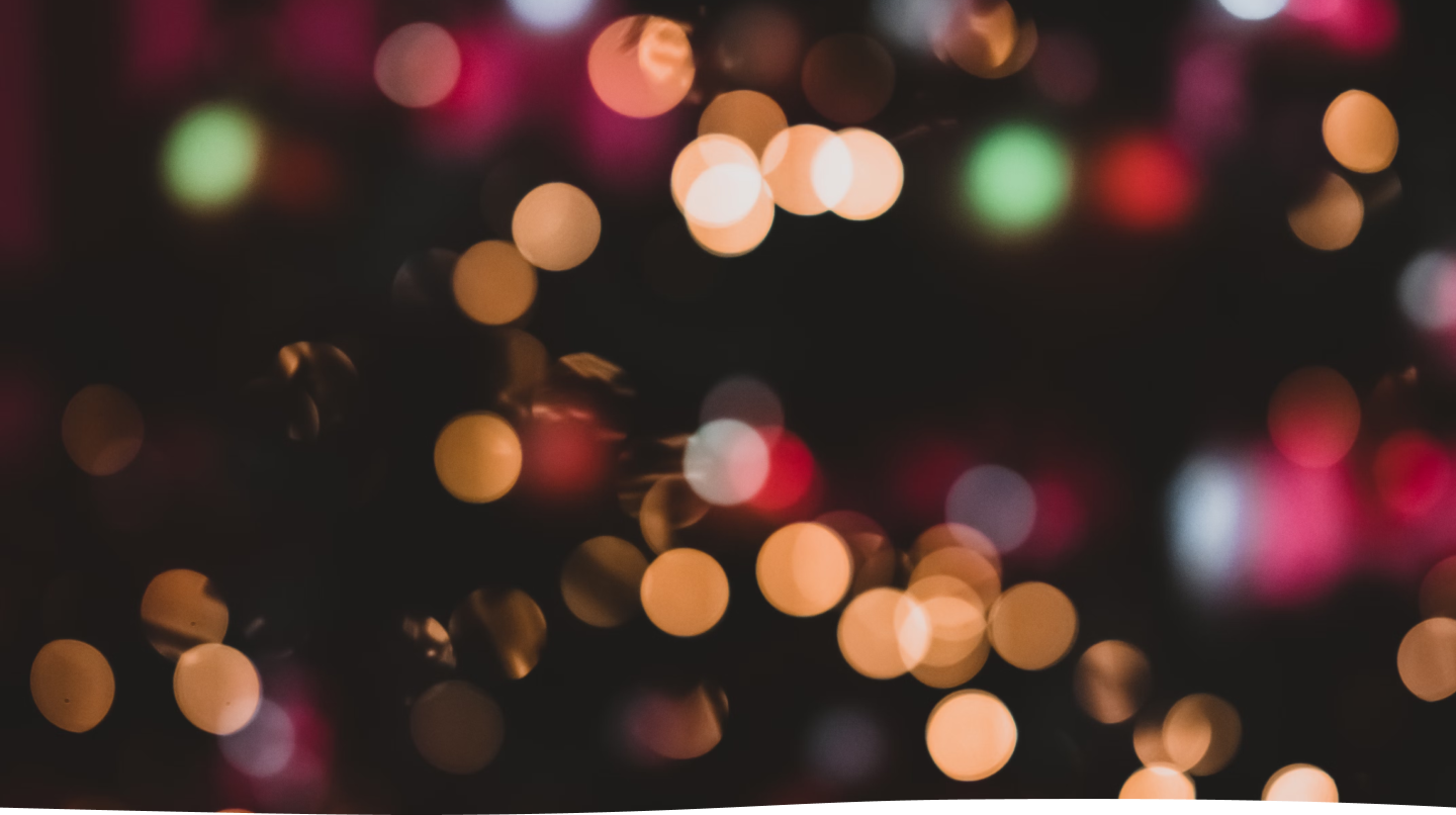 Christmas lights blurred background image