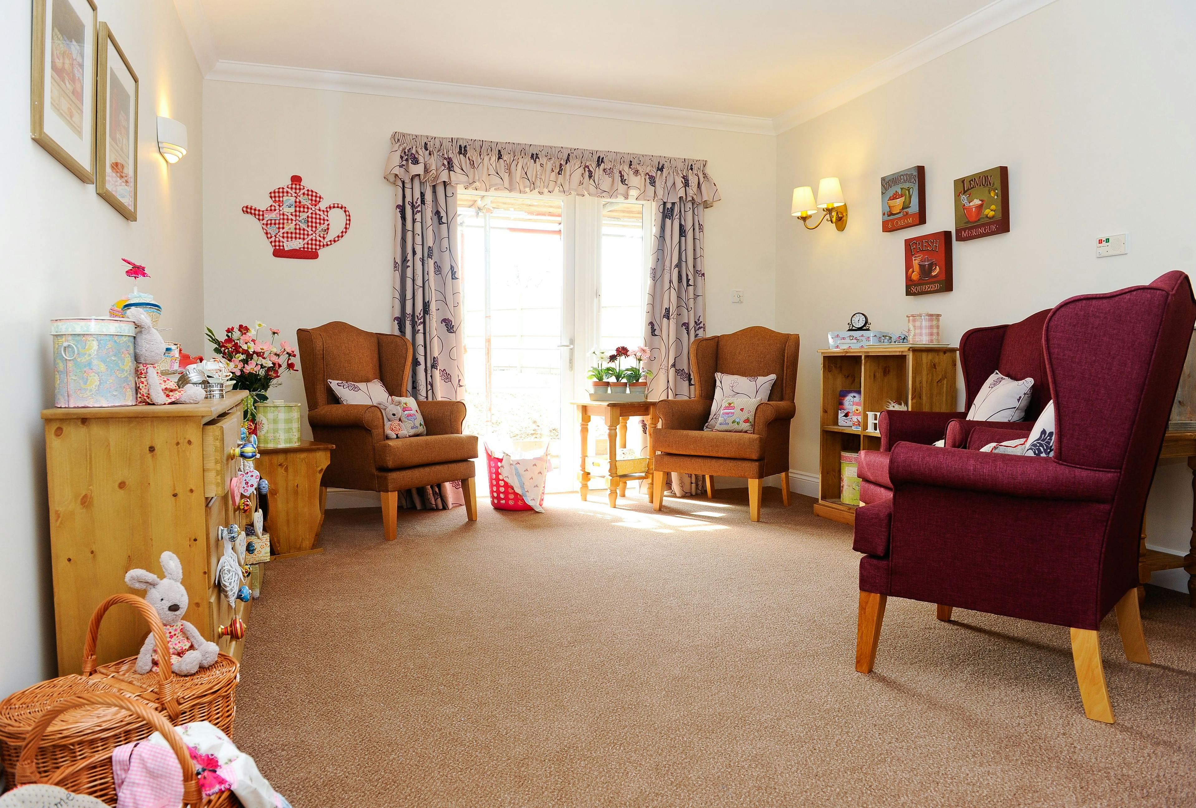 Lounge at Ritson Lodge Care Home in Gorleston-on-Sea, Great Yarmouth