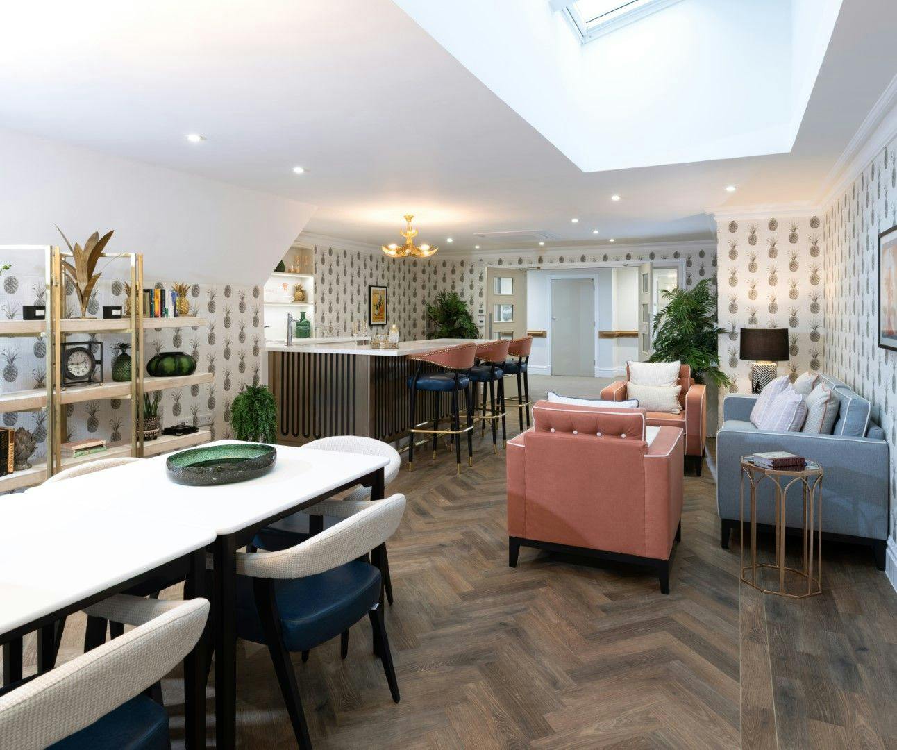 Communal Area at Hutton View Care Home in Brentwood, Essex