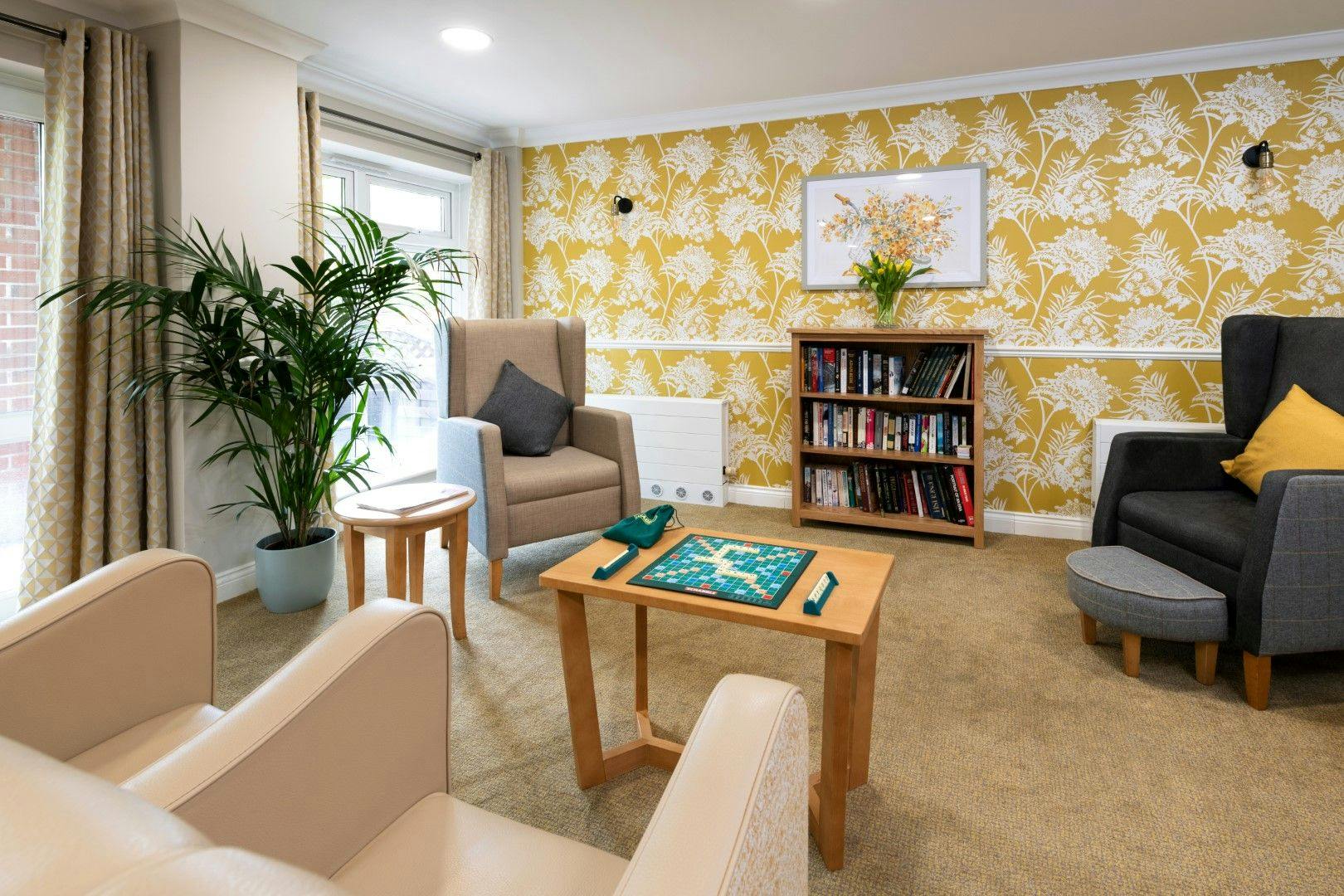 Communal Area at Ty Enfys Care Home in Cardiff, South Glamorgan