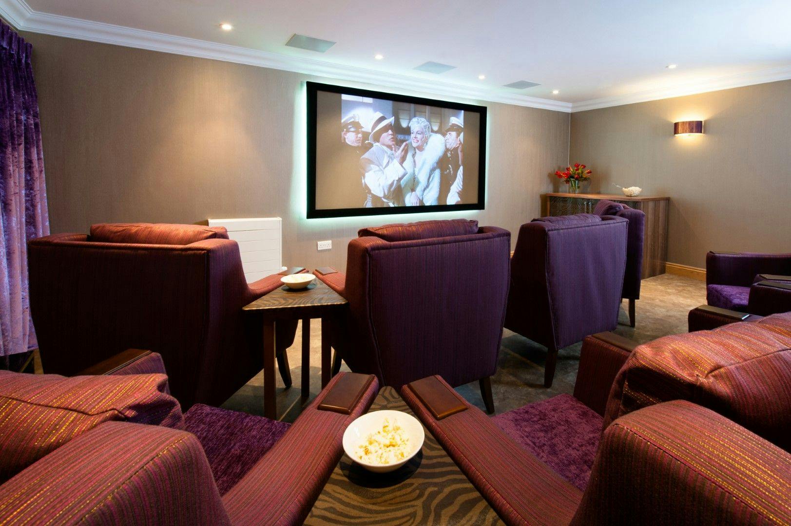 Cinema at Kew House Care Home in Kingston upon Thames, Greater London 