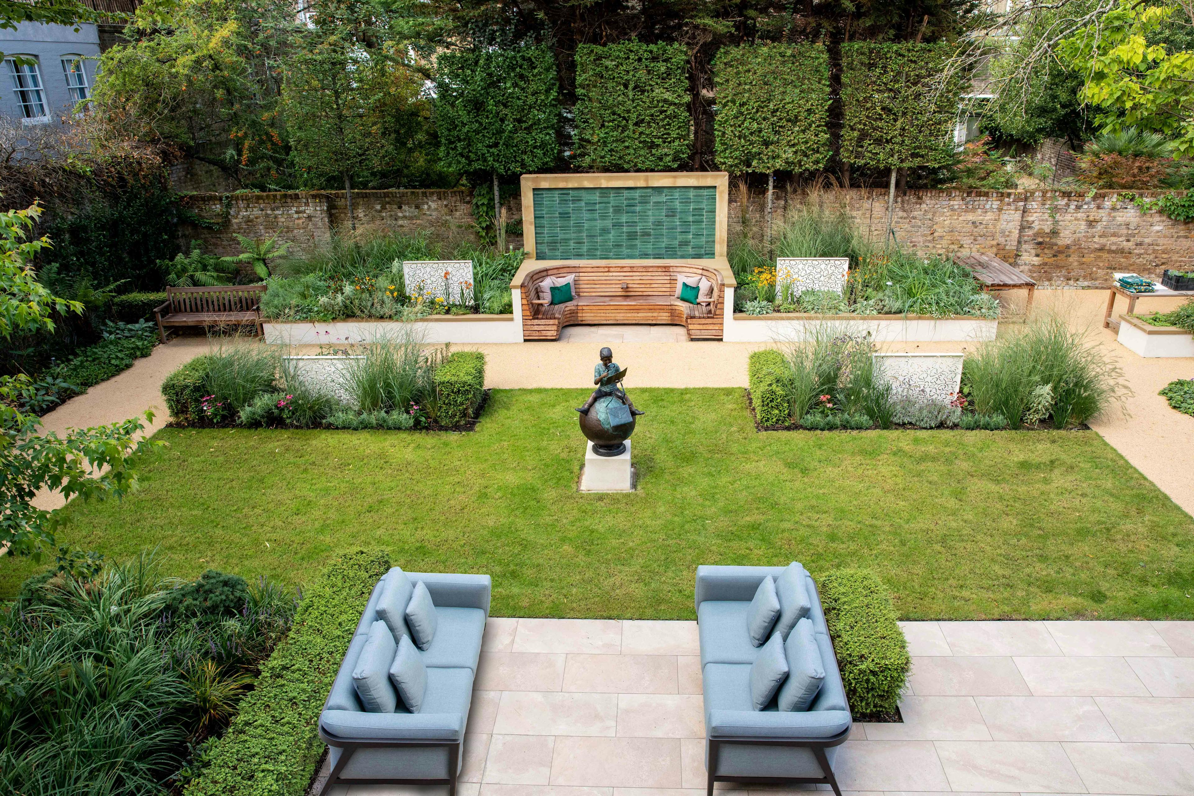 Garden at Abbey Road Care Home in London, England