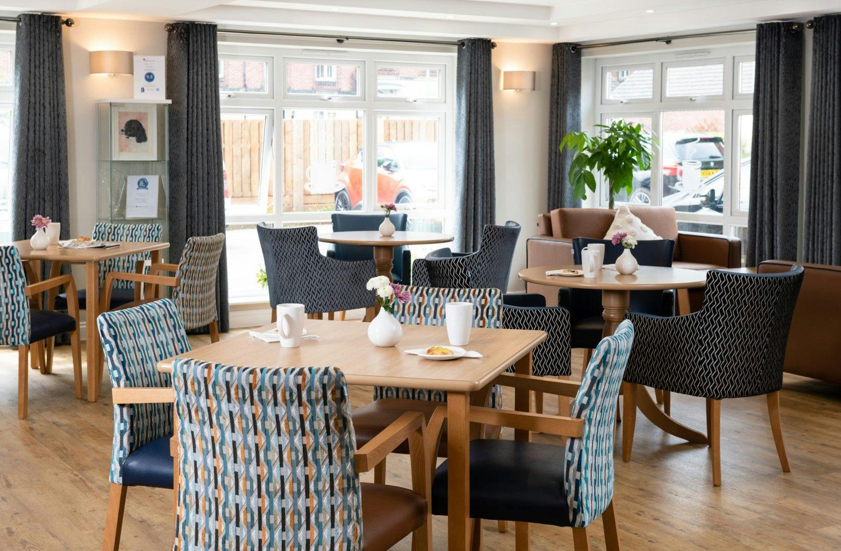Dining Area at Ty Enfys Care Home in Cardiff, South Glamorgan
