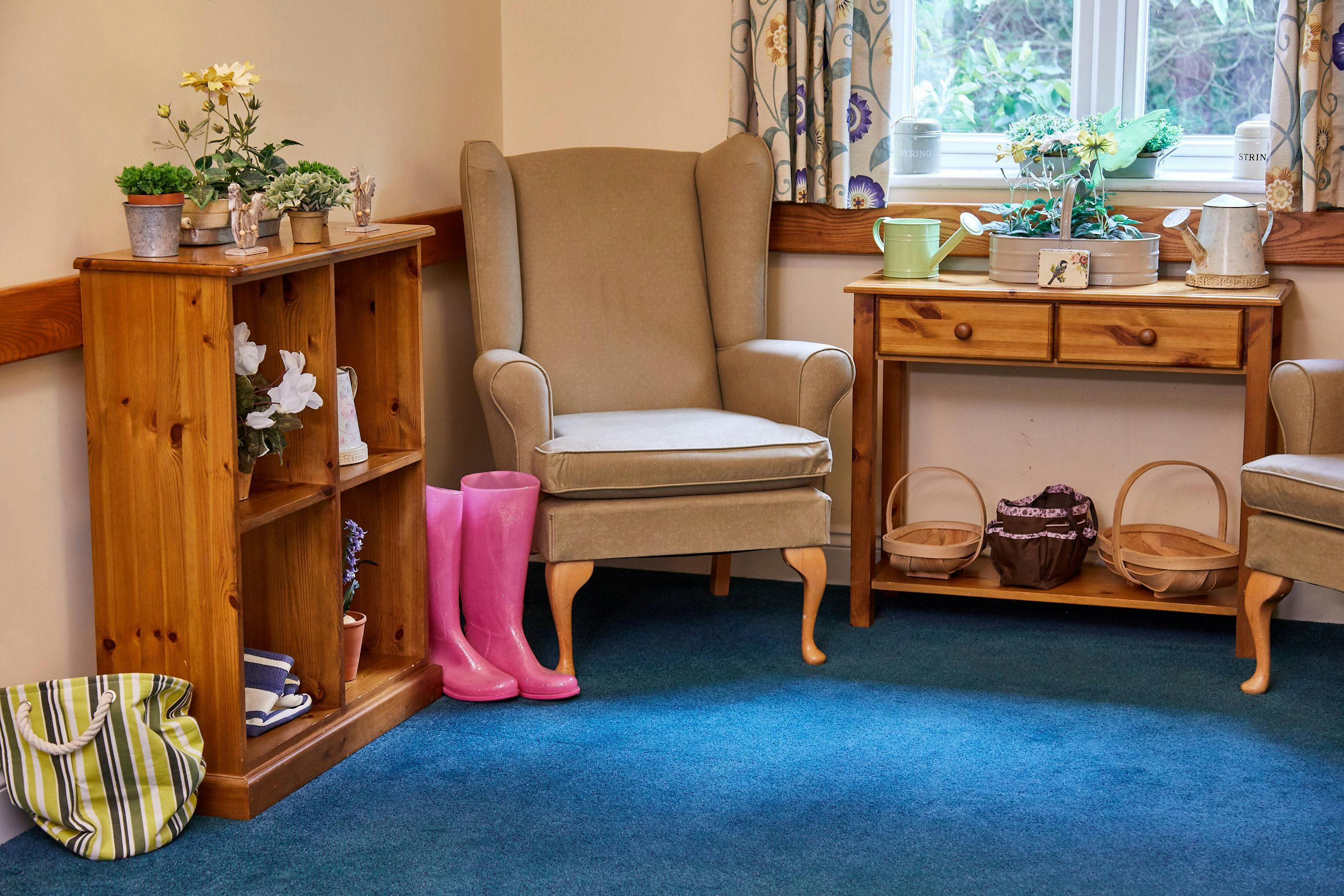 Communal Area at Rothsay Grange Care Holme in Andover, Test Valley