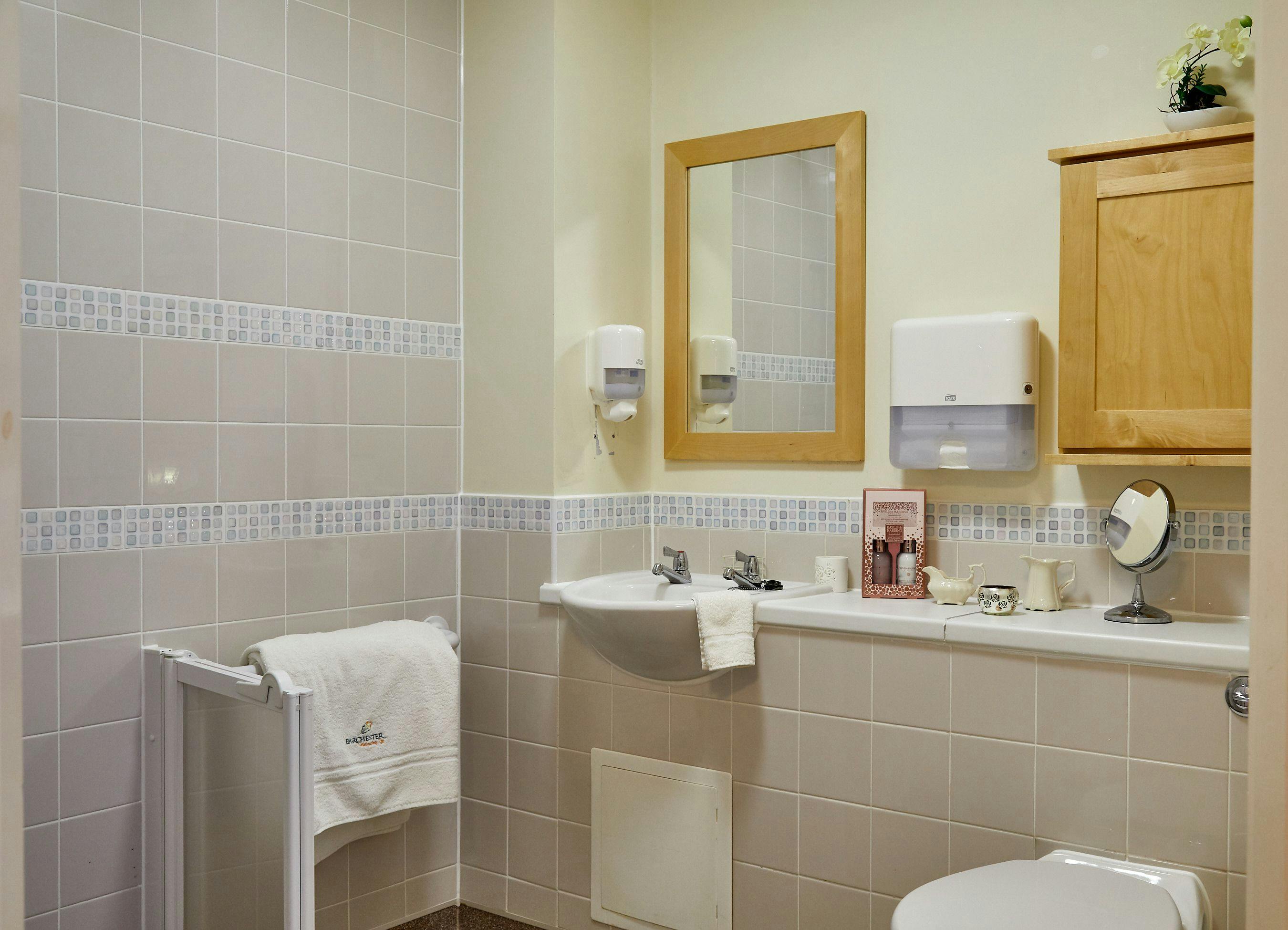 Bathroom at Rothsay Grange Care Holme in Andover, Test Valley