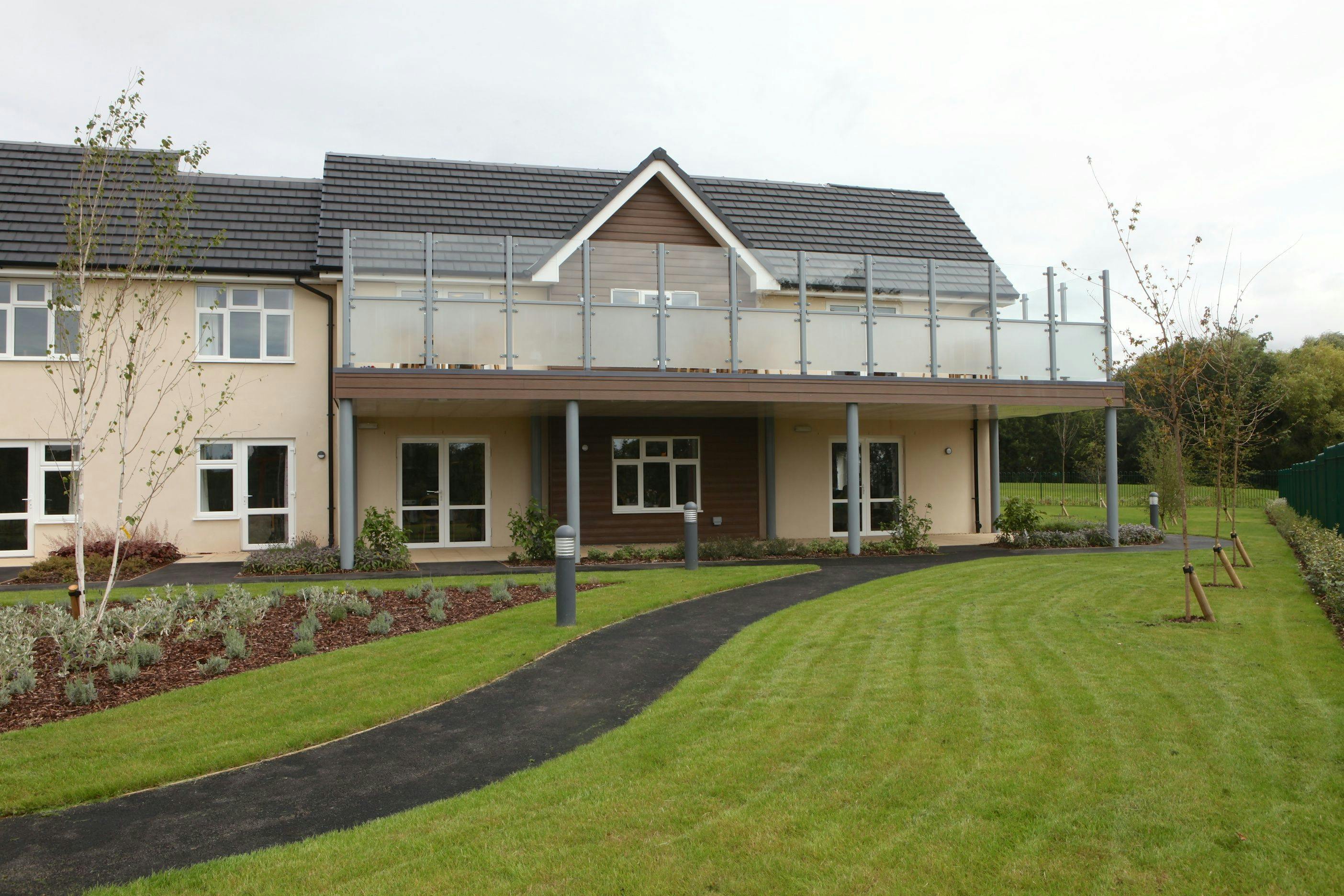 Exterior of Bryn Ivor Lodge care home in Newport, Cardiff