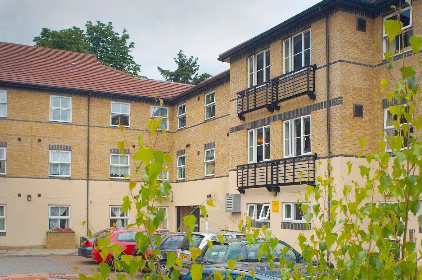 Exterior of Amberley Lodge care home in Purley, London