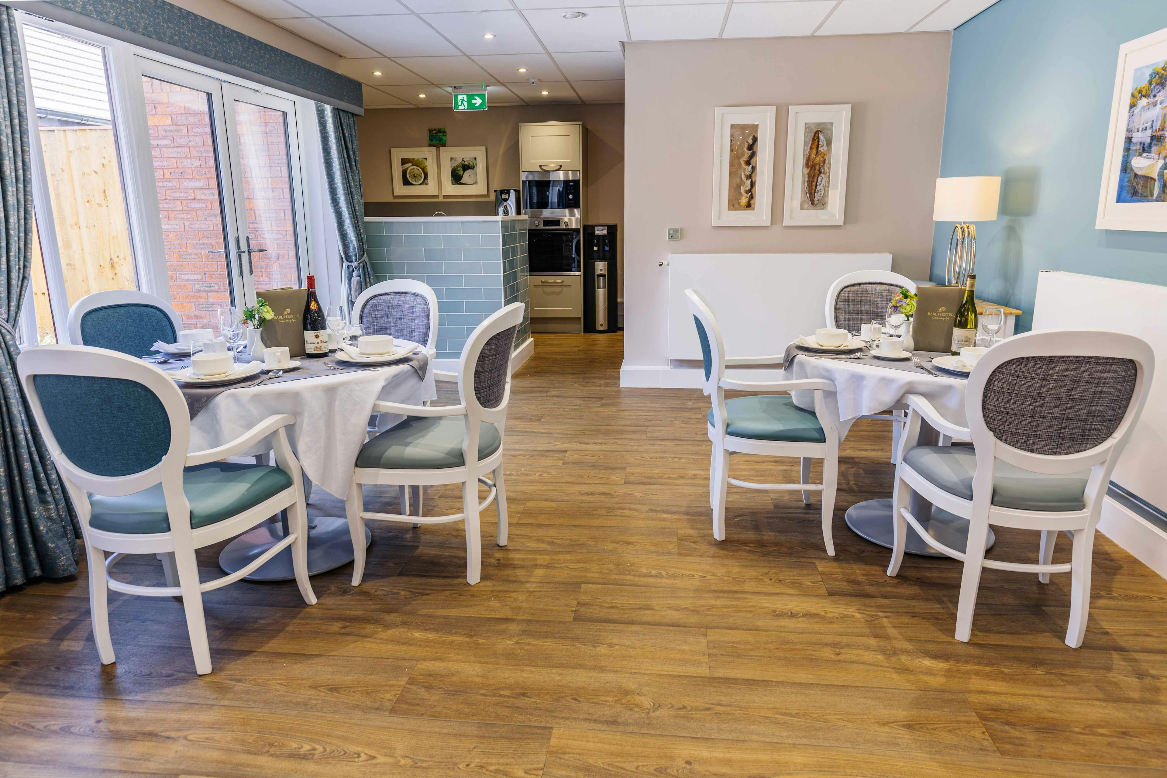 Dining Room at Arbour Court Care Home in Marple, Stockport