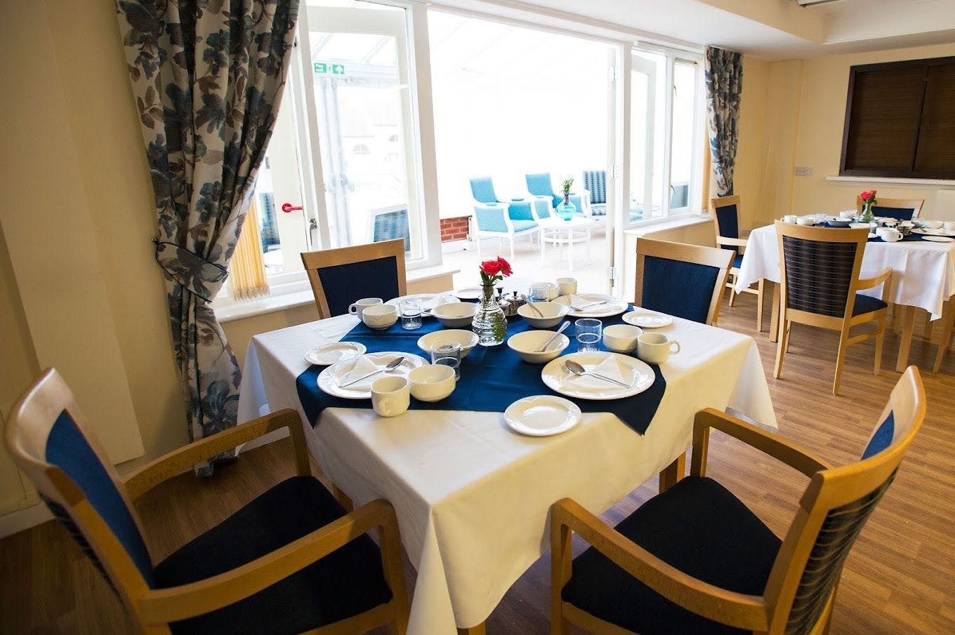 Dining Room at Asra house care home Leicester, Leicestershire
