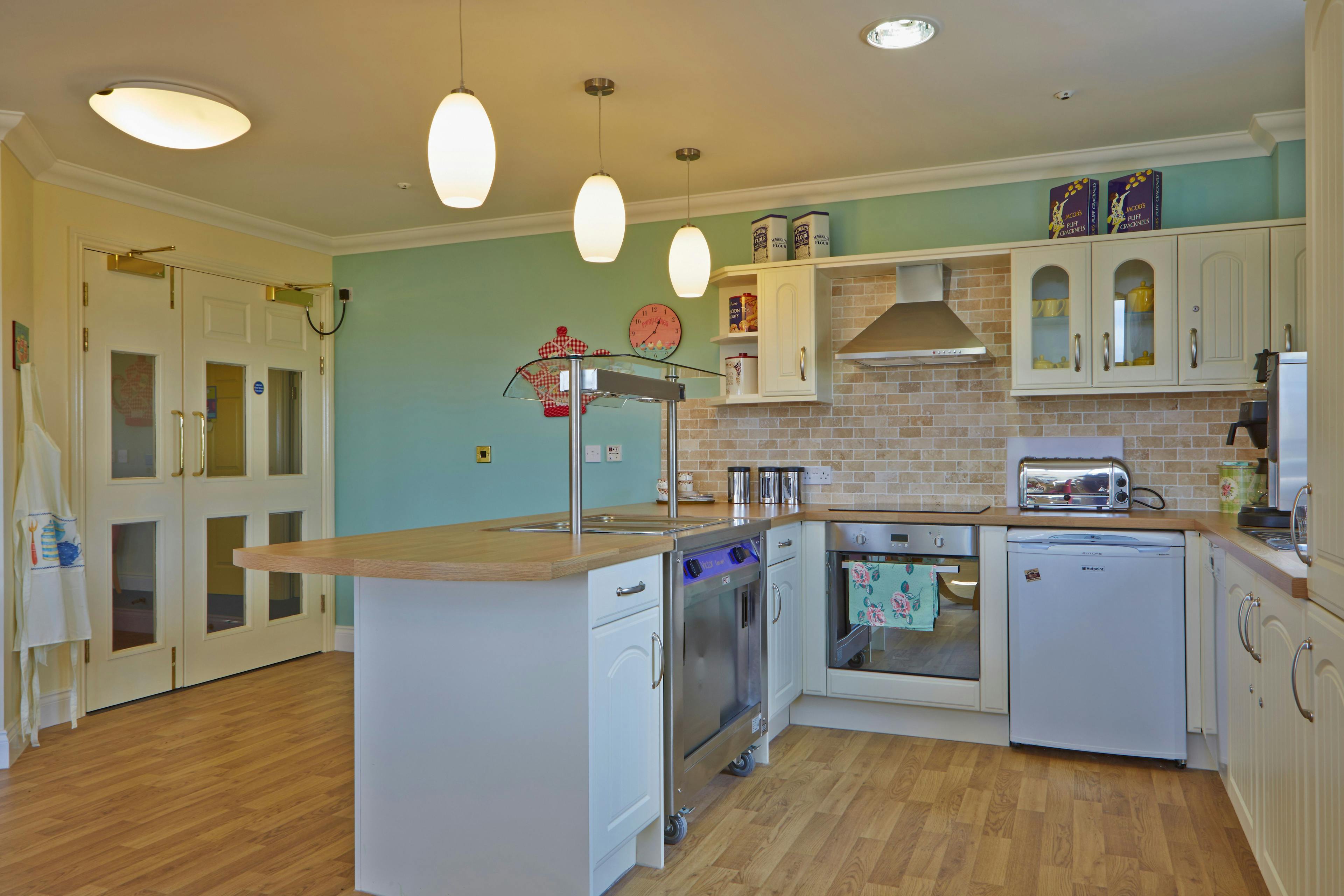 Kitchen of Lancaster Grange Care Home in Newark-on-Trent, Nottinghamshire 