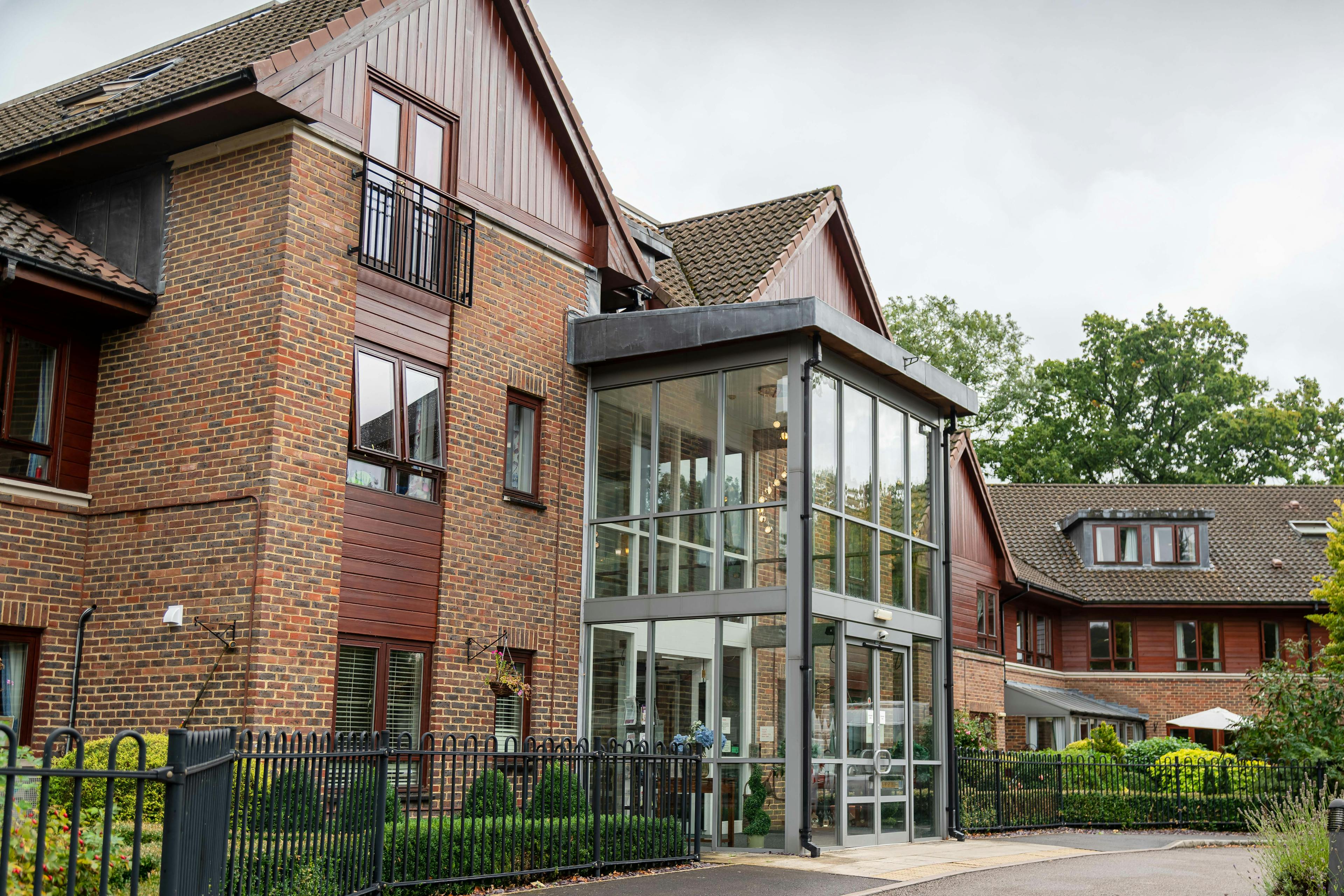 Exterior of Tandridge Heights Care Home in Oxted, Surrey