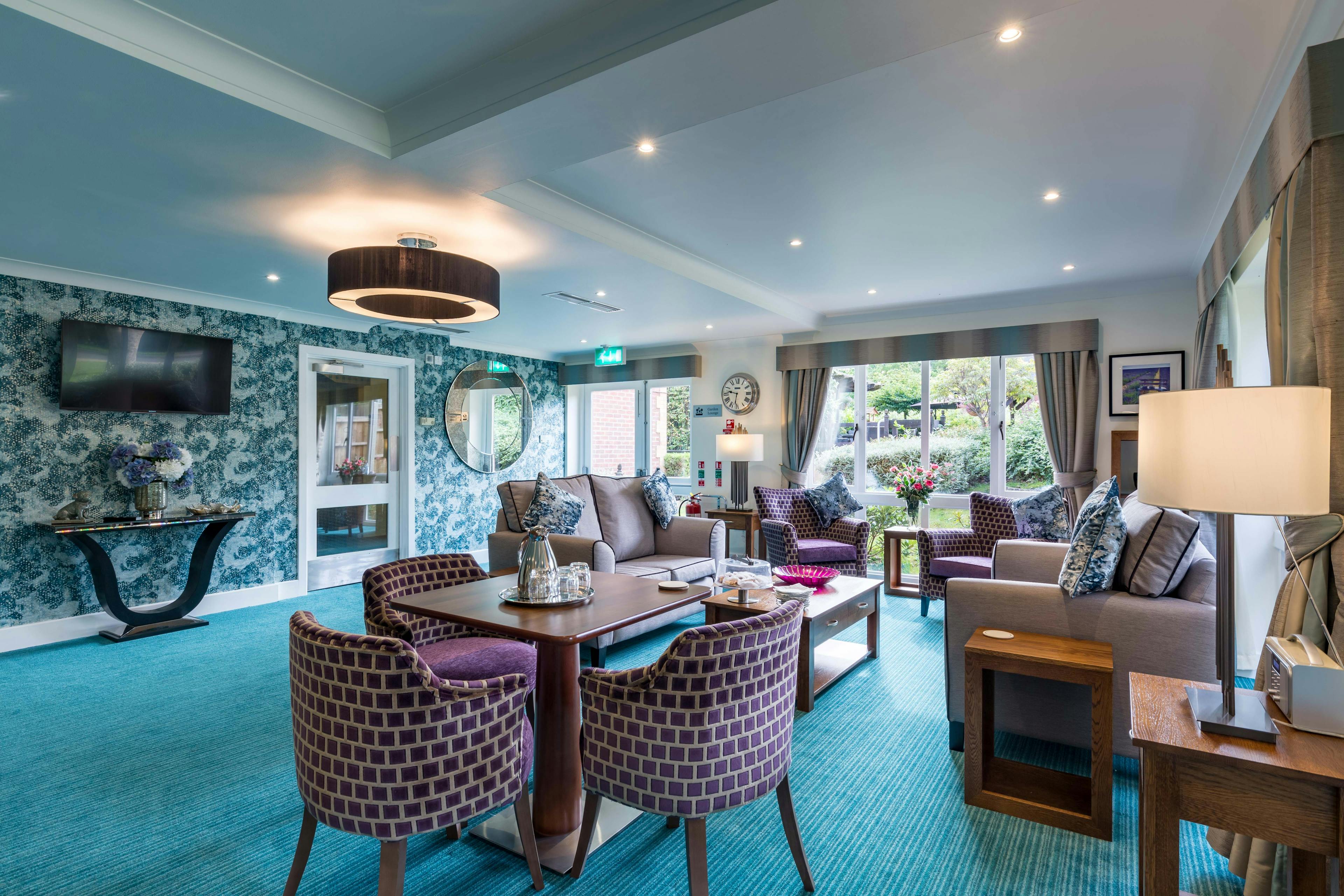 Cafe at Leonard Lodge Care Home in Brentwood, Essex