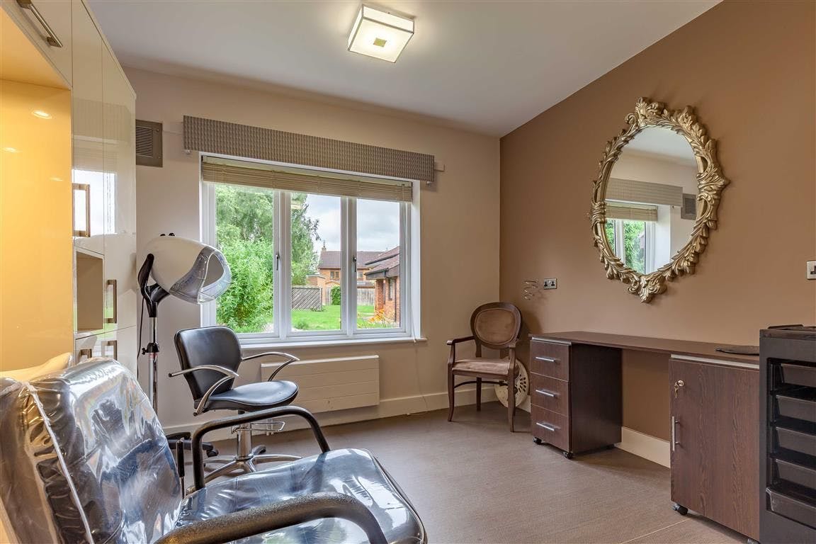 Salon at Lindum House Care Home in Beverley, East Riding of Yorkshire