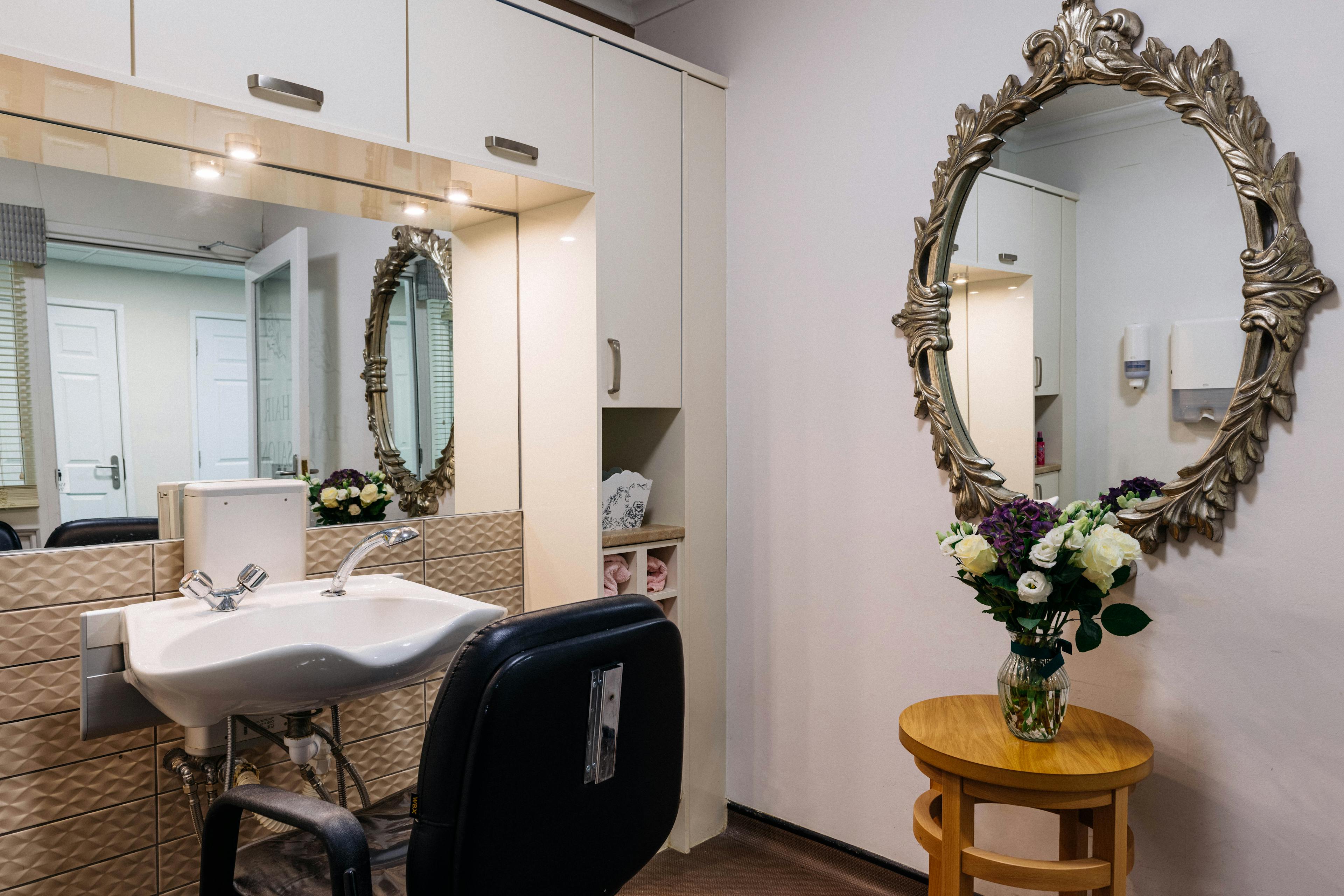 Salon at Lynde House Care Home in Twickenham, Richmond Upon Thames