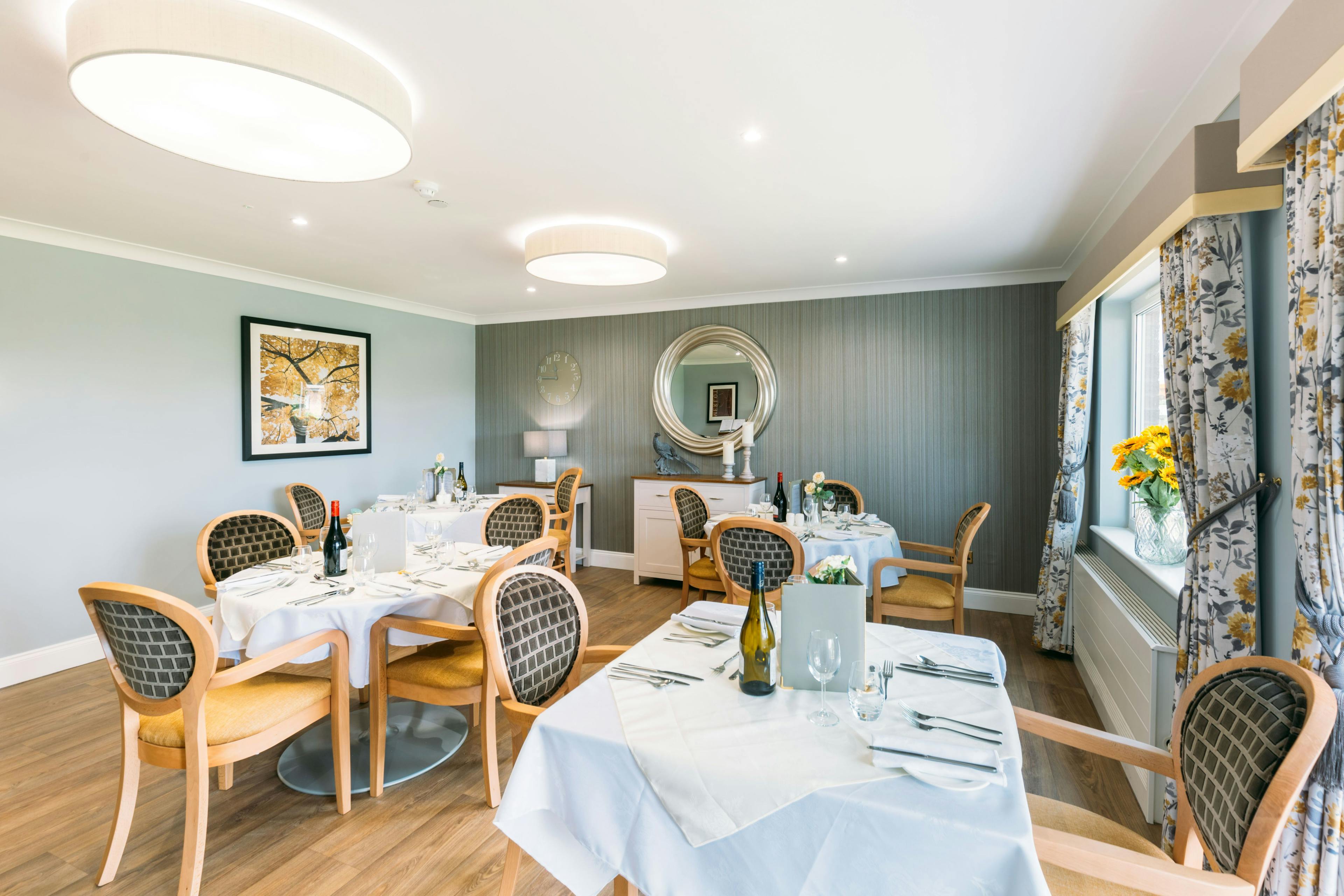 Dining Room in Orchard House Care Home in Newport, Isle of Wight