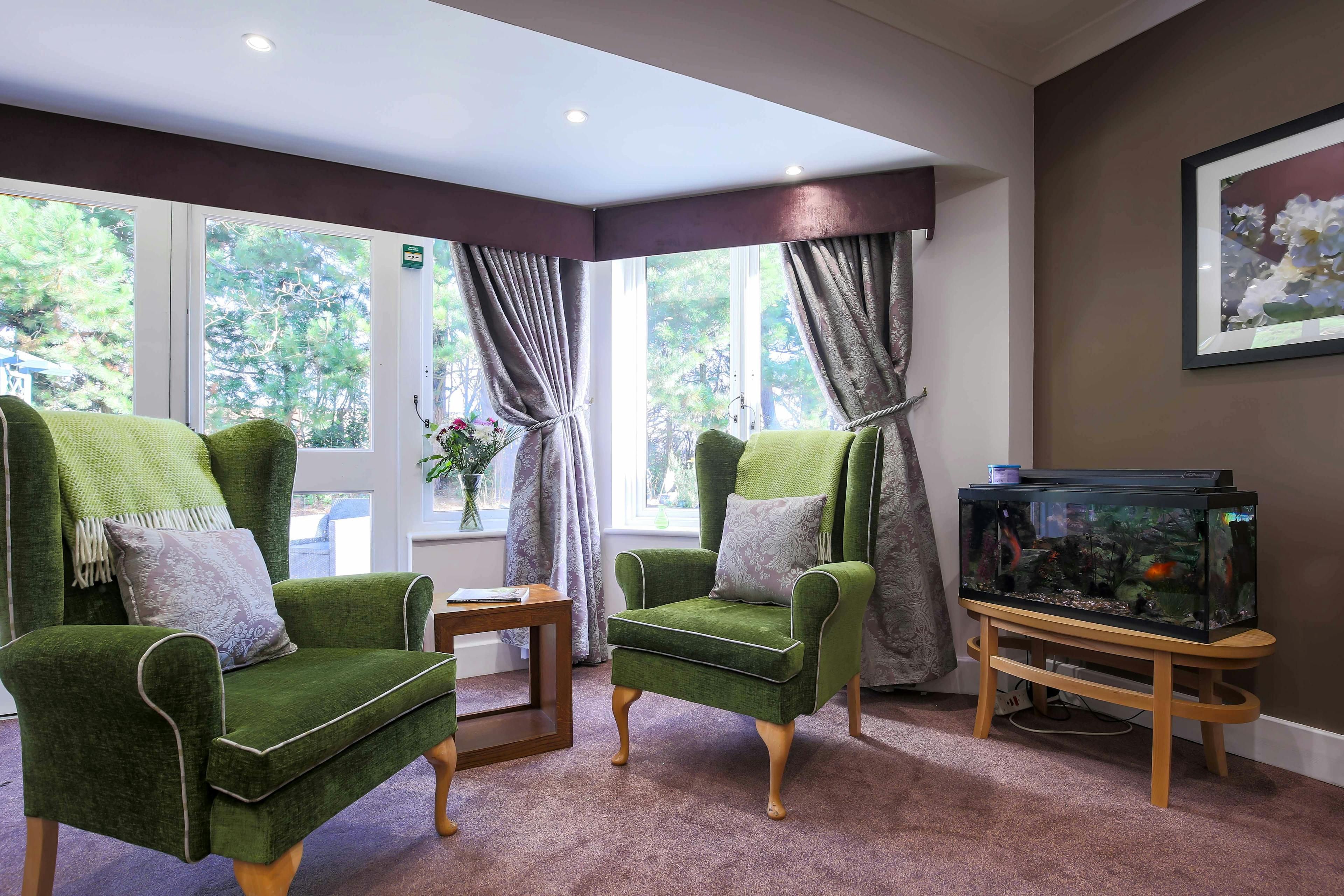 Communal Lounge in Ottley House Care Home in Shrewsbury, Shropshire
