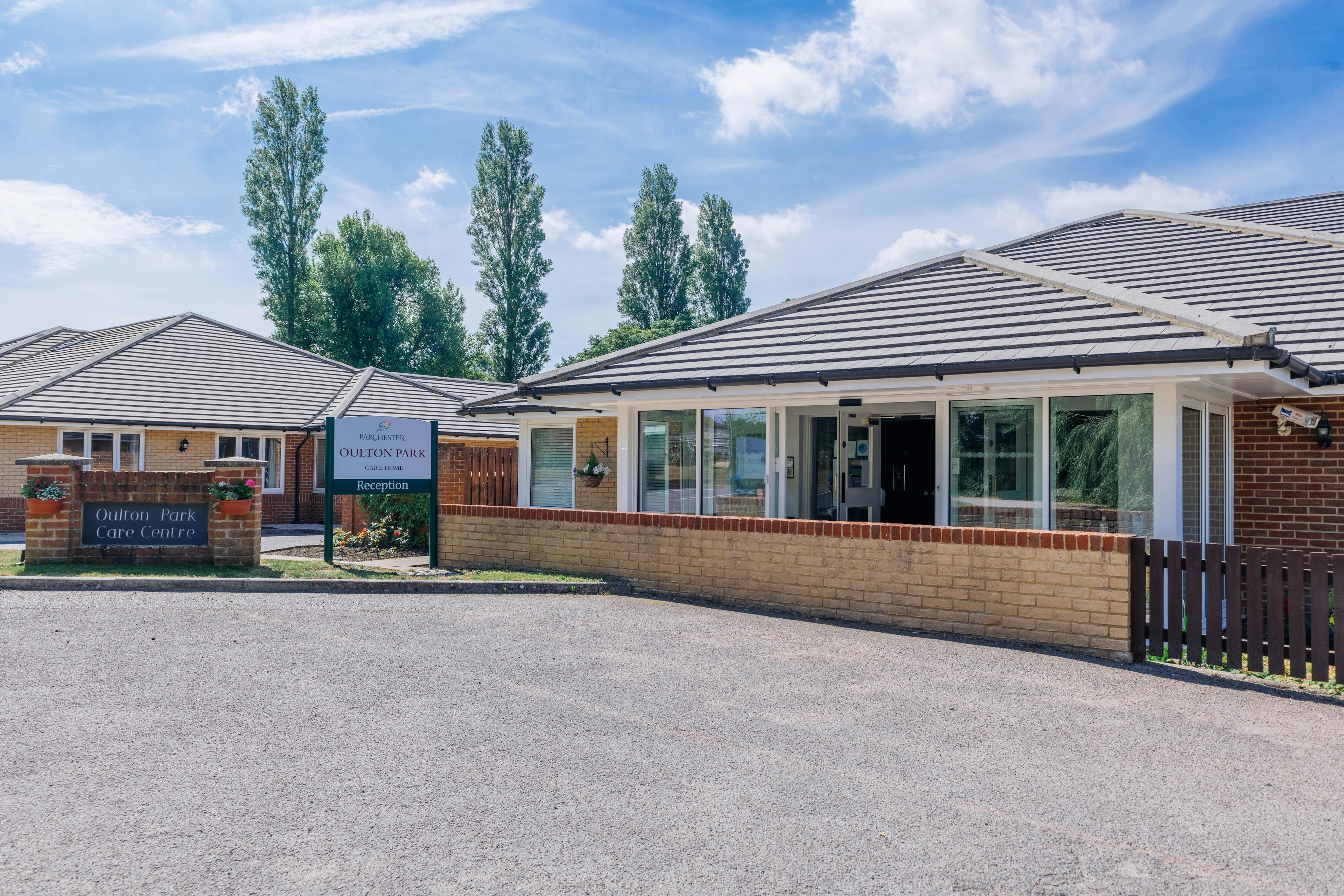 Exterior in Oulton Park Care Home in Lowestoft, Suffolk