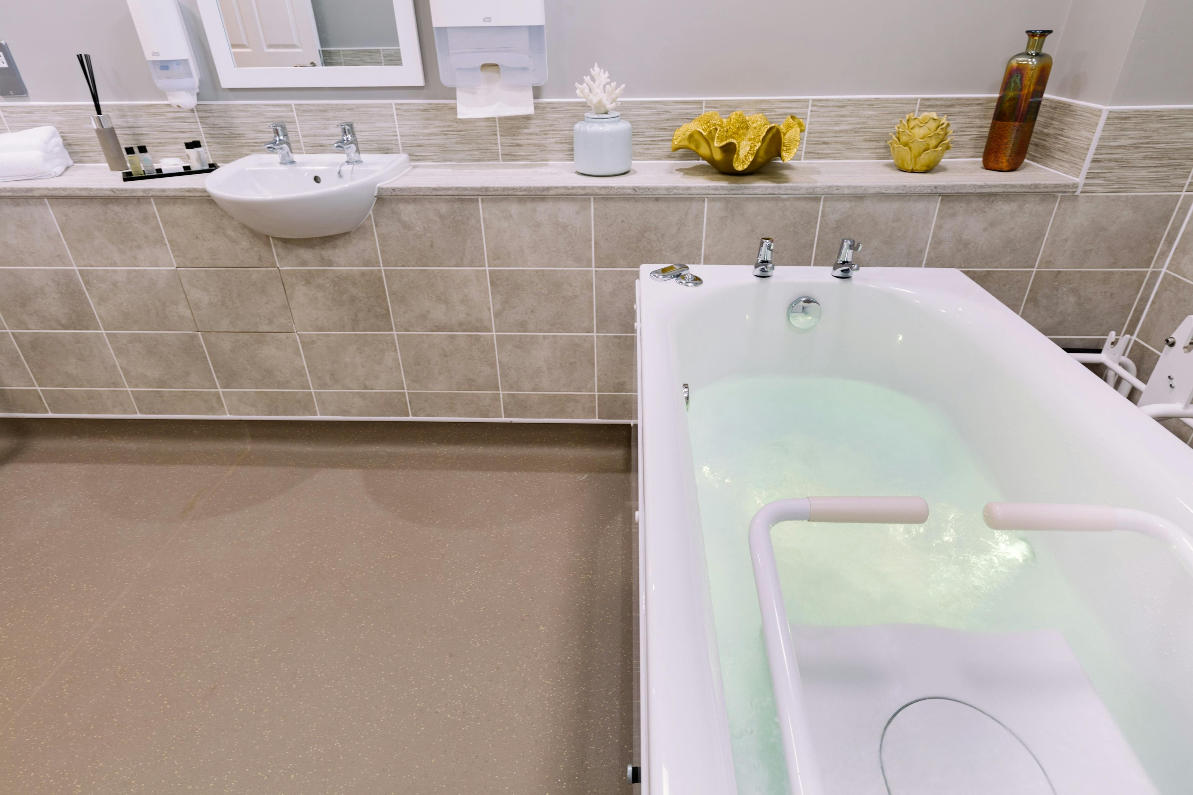 Bathroom at Ouse View Care Home in York, North Yorkshire