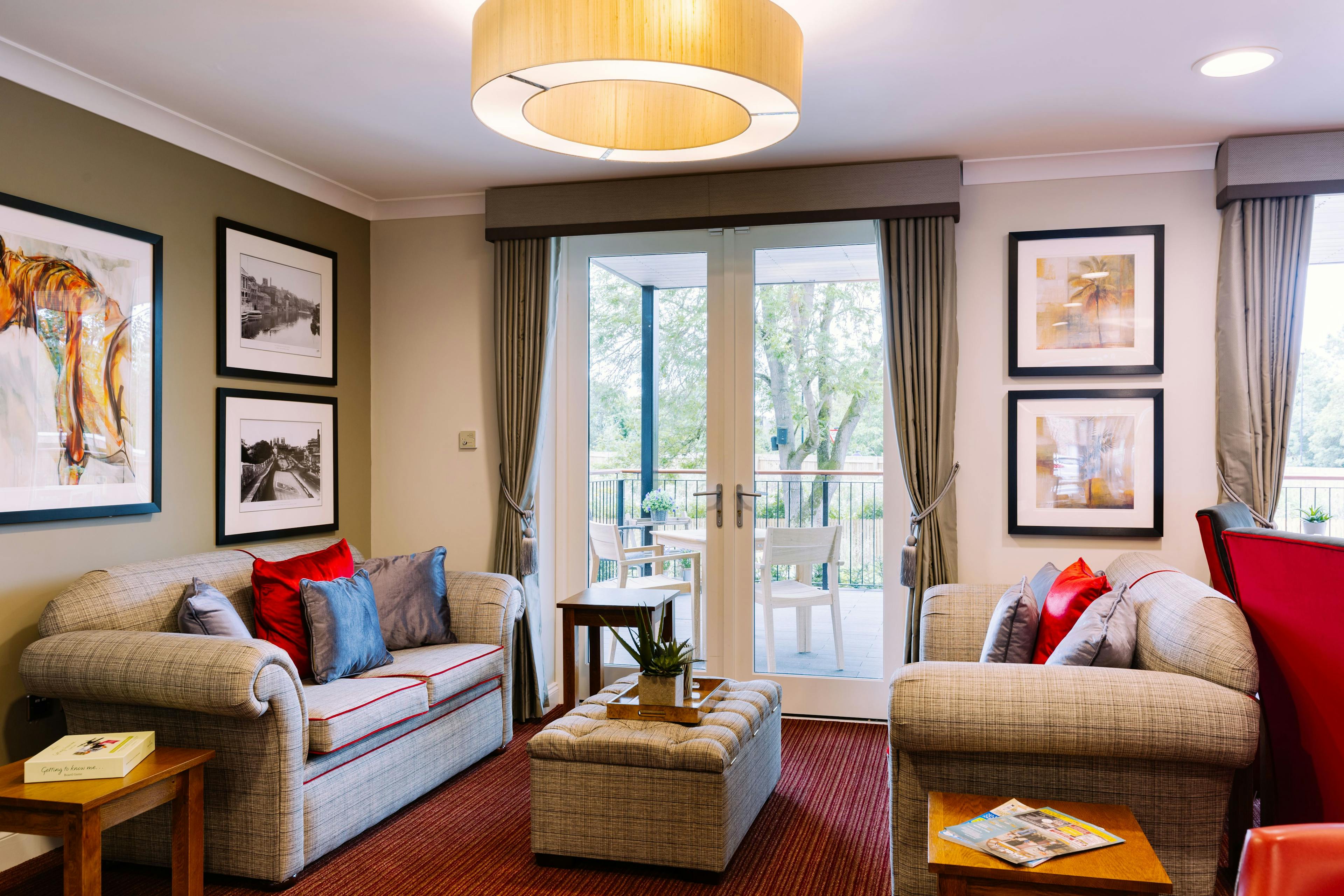 Communal Lounge of Ouse View Care Home in York, North Yorkshire
