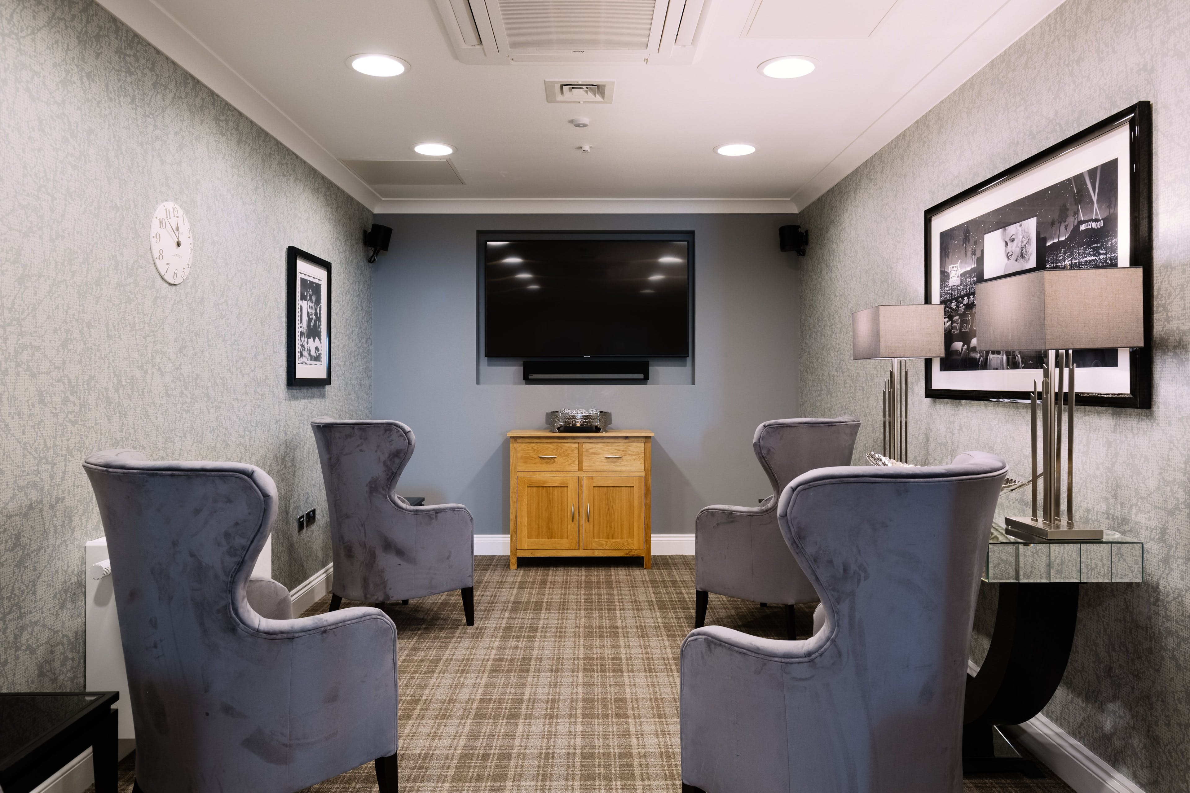 Cinema at Ouse View Care Home in York, North Yorkshire
