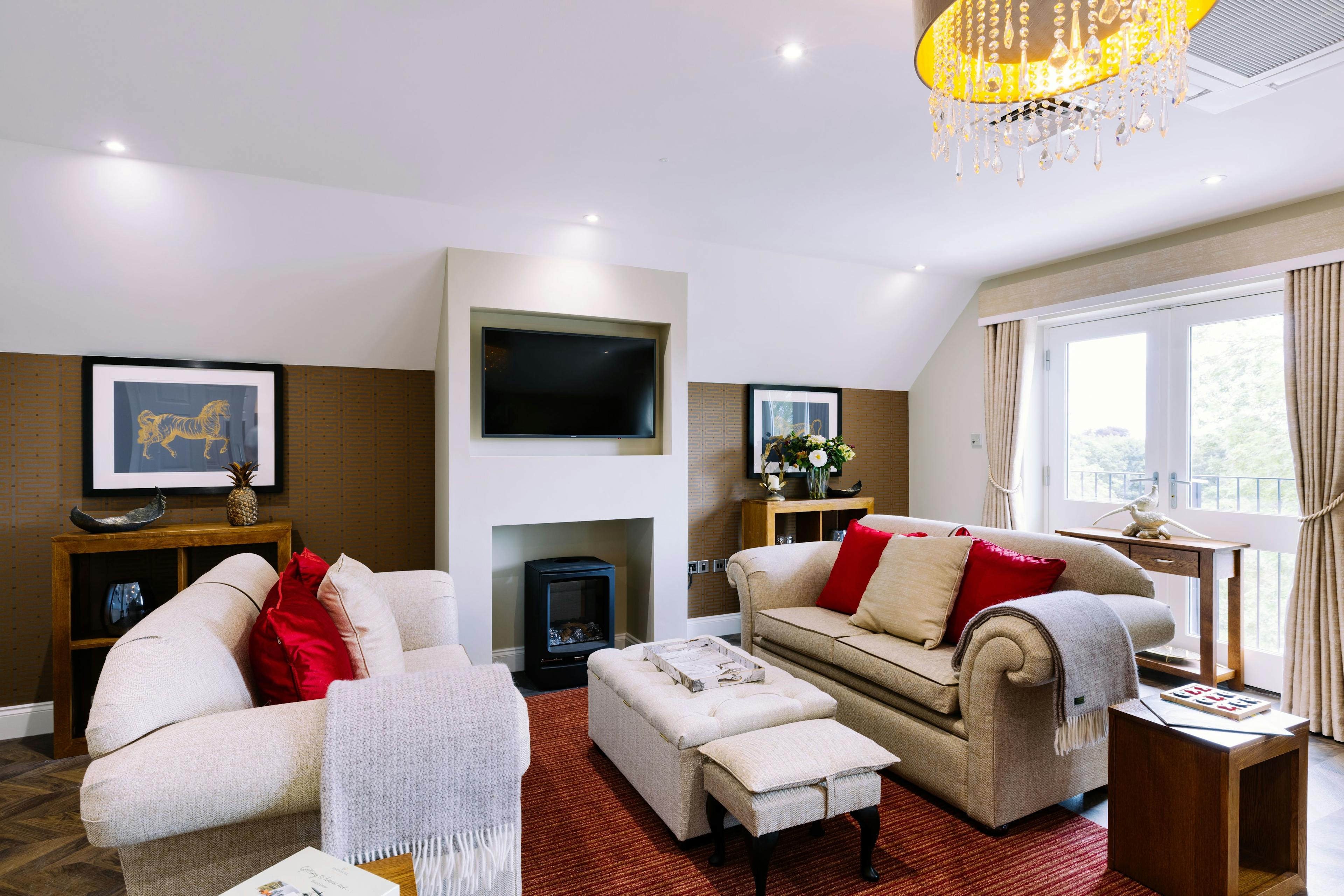 Communal Lounge of Ouse View Care Home in York, North Yorkshire