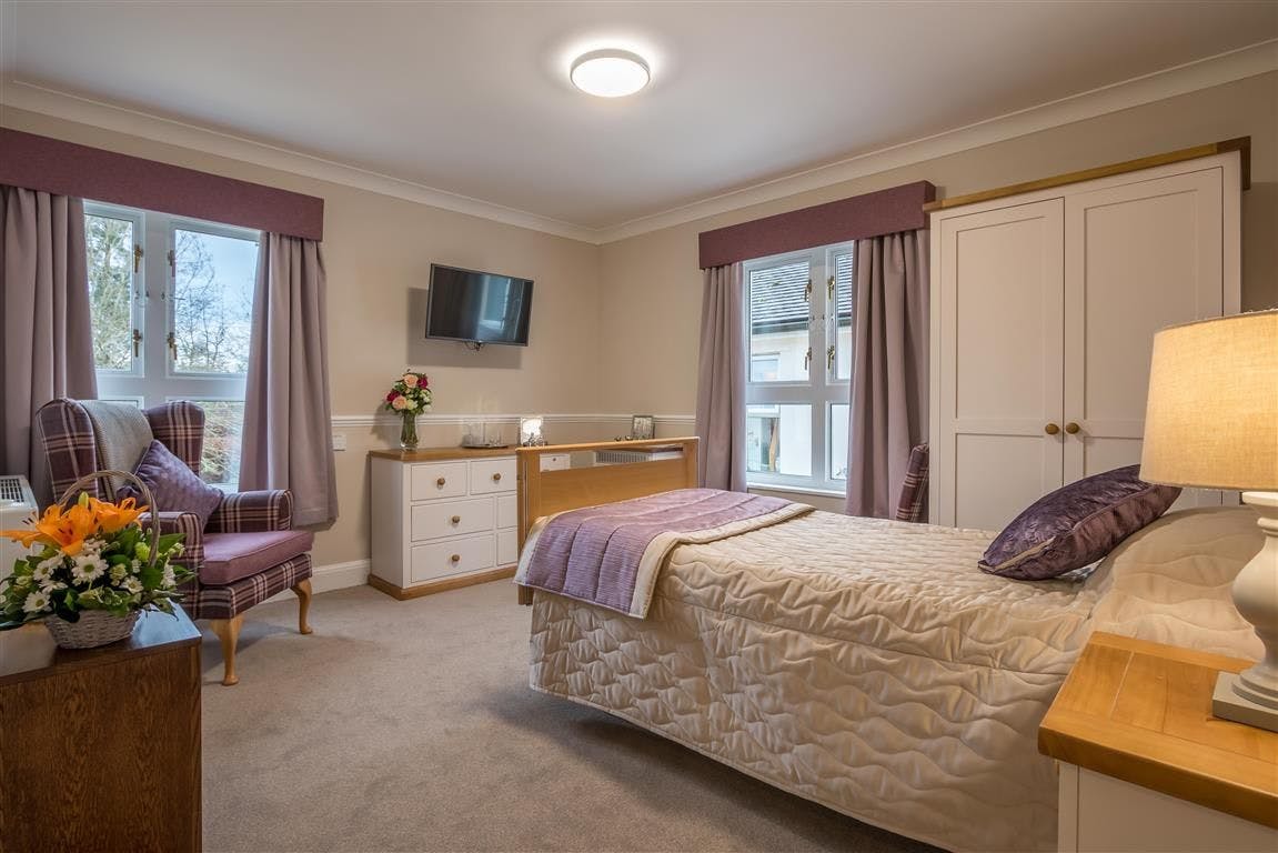 Bedroom at Oxford Beaumont Care Home in Oxford, Oxfordshire