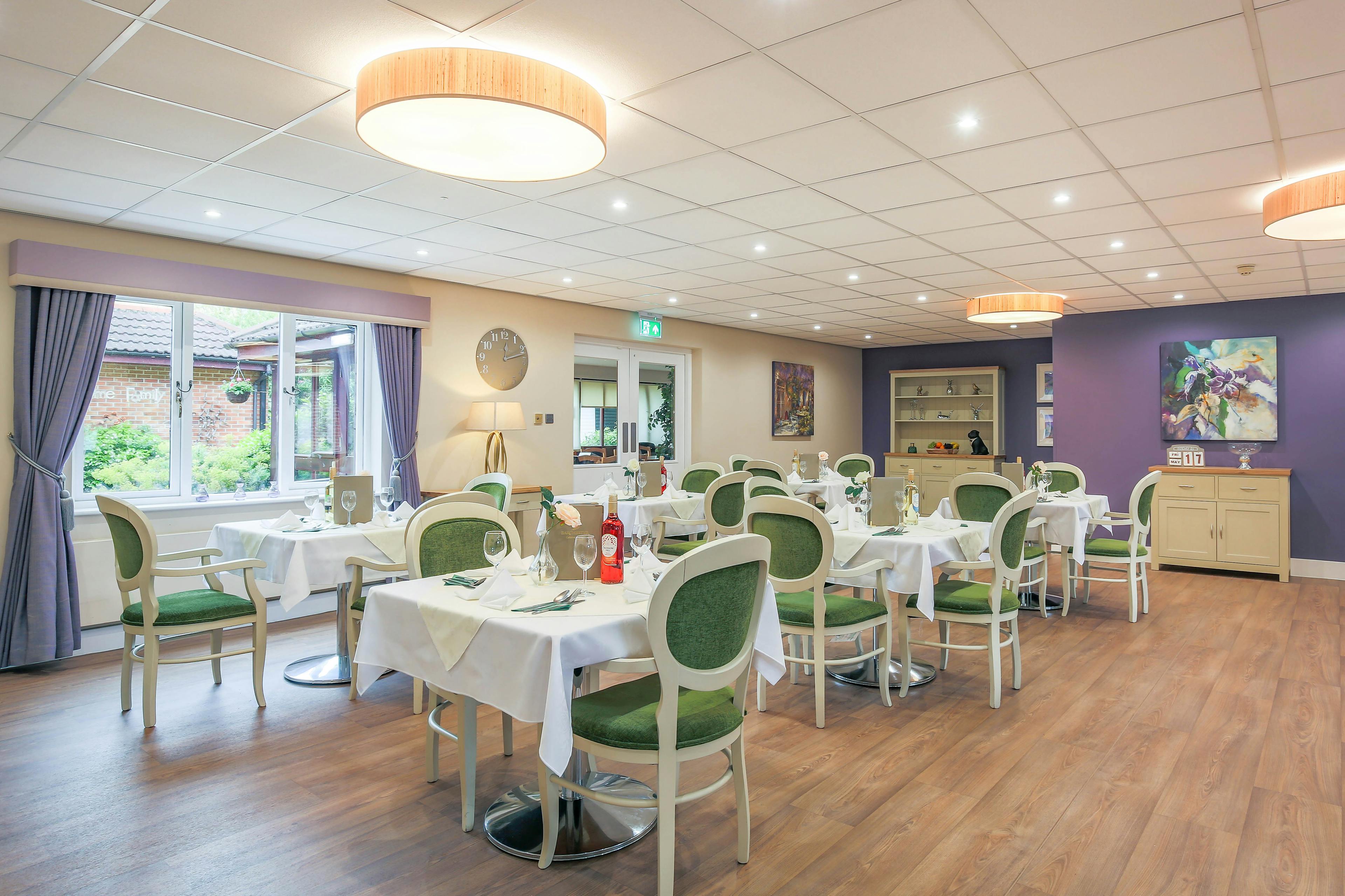 Dining Room at Park View Care Home in Barking and Dagenham, Greater London