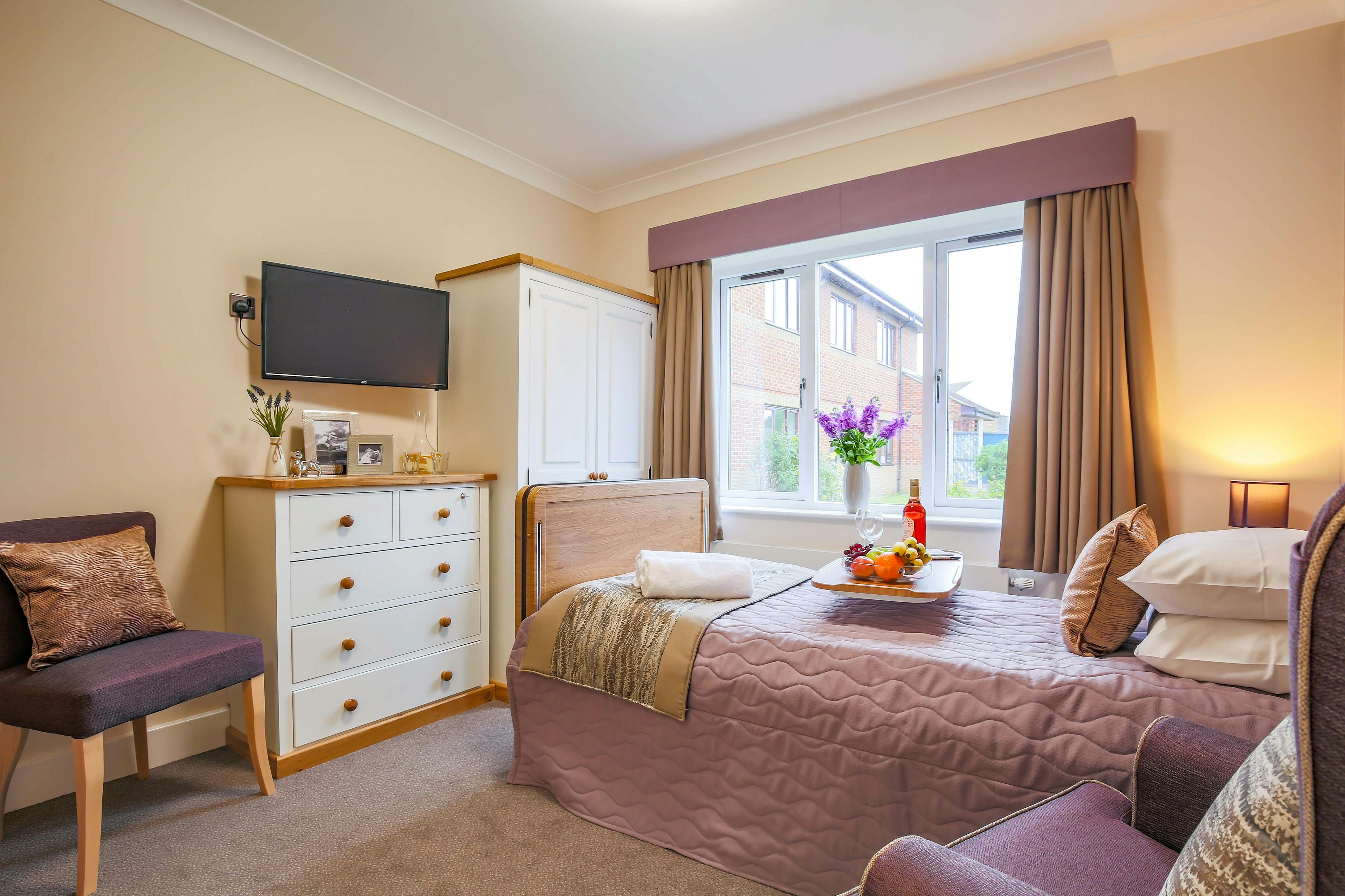 Bedroom at Park View Care Home in Barking and Dagenham, Greater London