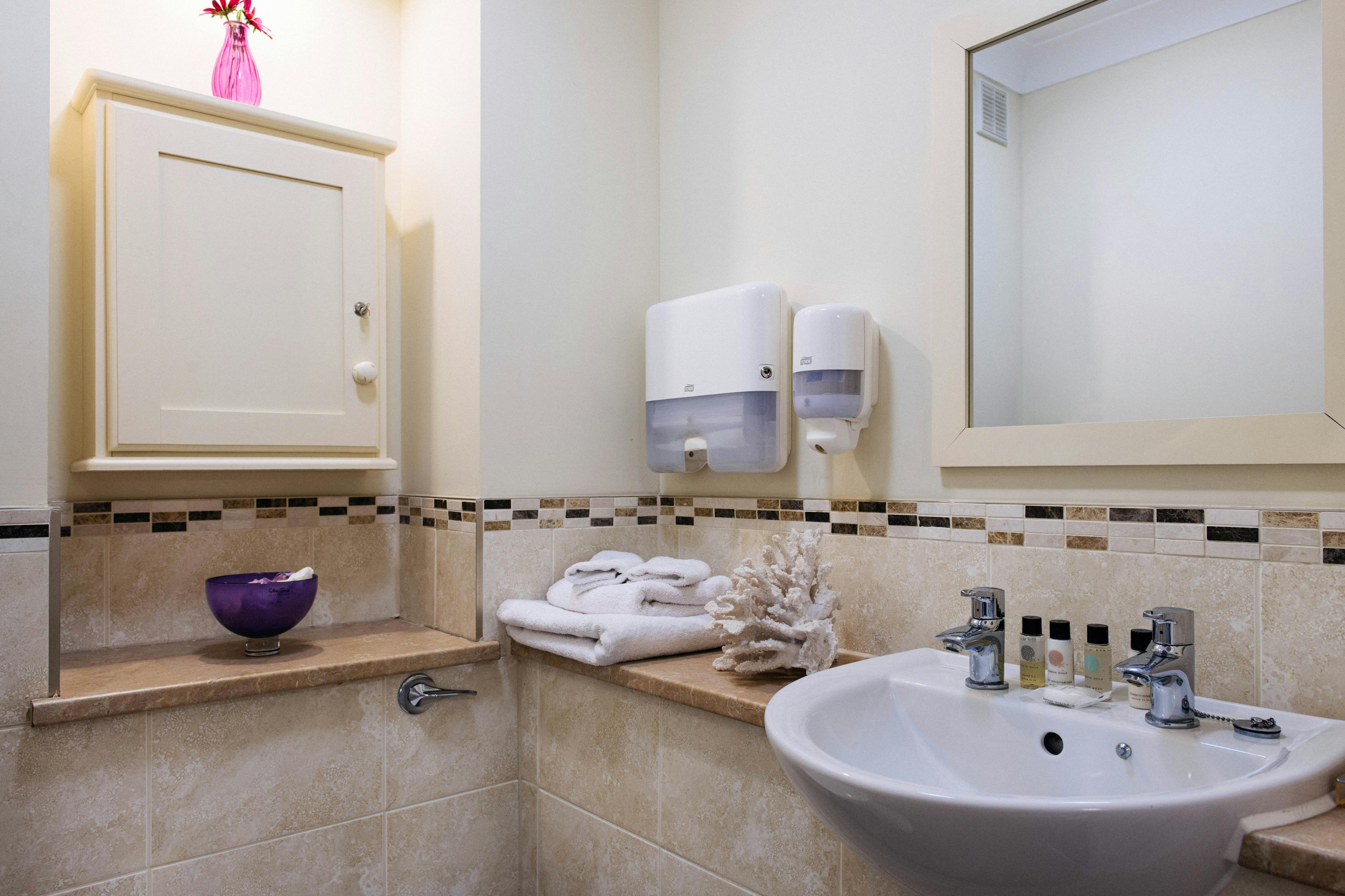  Bathroom at Reigate Beaumont Care Home in Reigate, Surrey