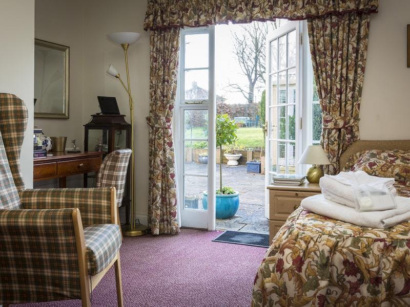Bedroom at Ross Court Care Home in Ross-on-Wye, Hertfordshire