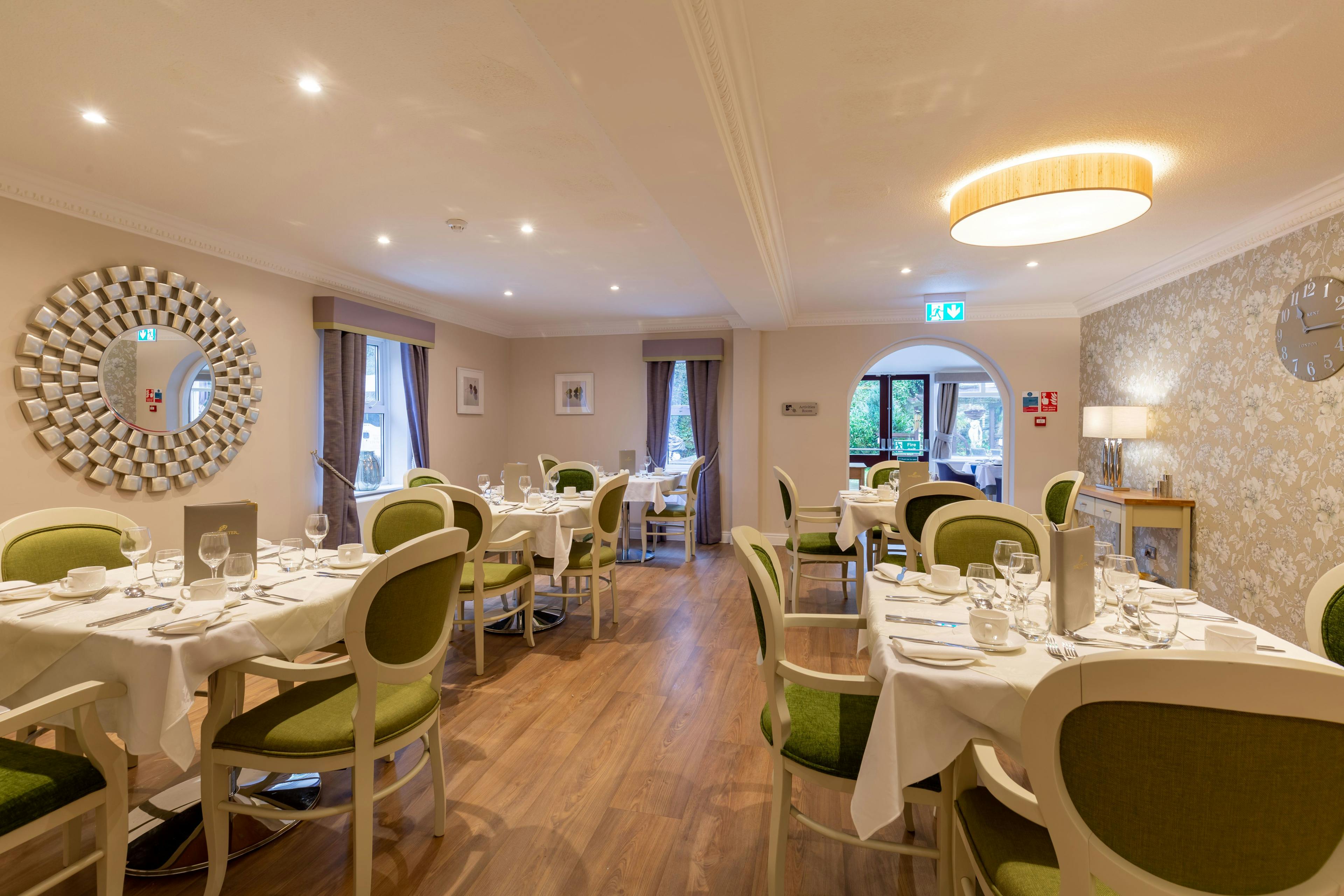 Dining Room at South Chowdene Care Home in Gateshead, Tyne and Wear