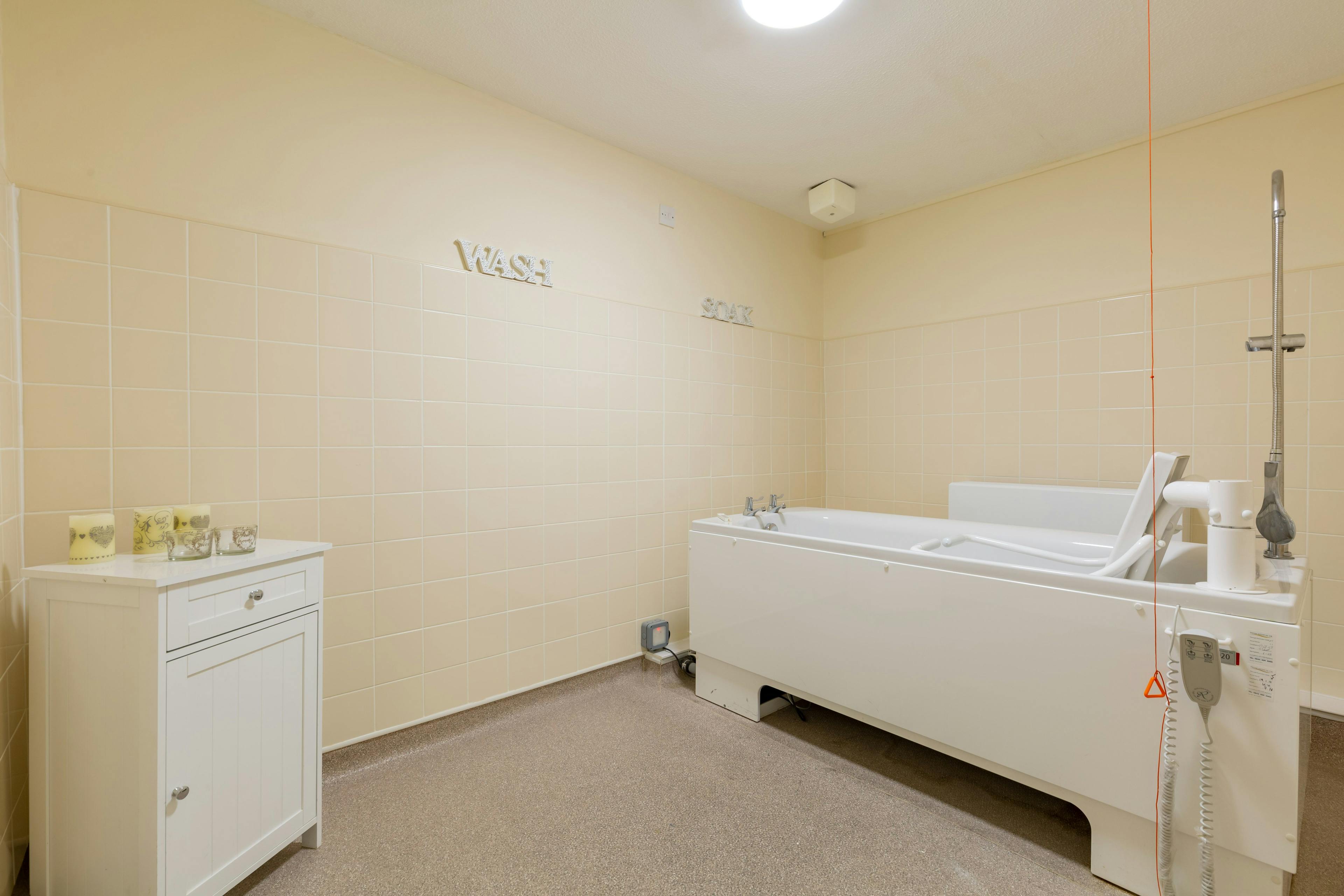 Spa Bathroom at South Chowdene Care Home in Gateshead, Tyne and Wear