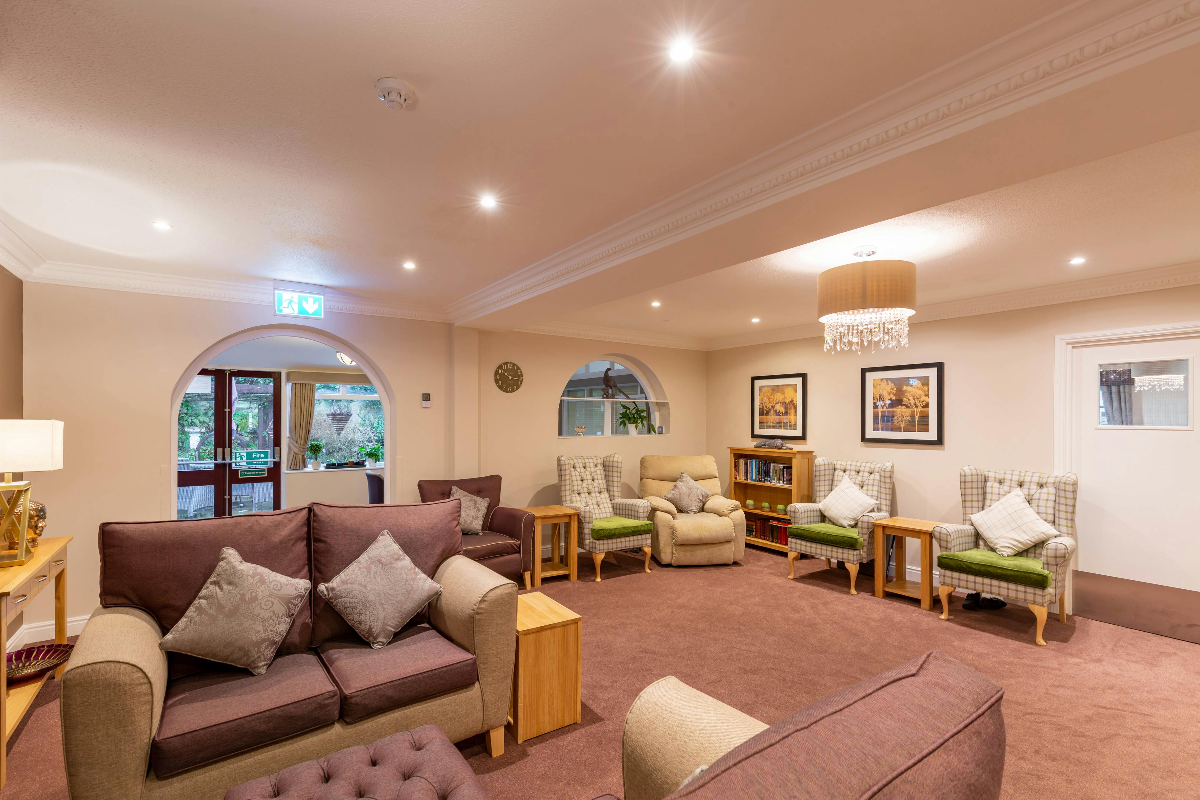 Communal Lounge at South Chowdene Care Home in Gateshead, Tyne and Wear