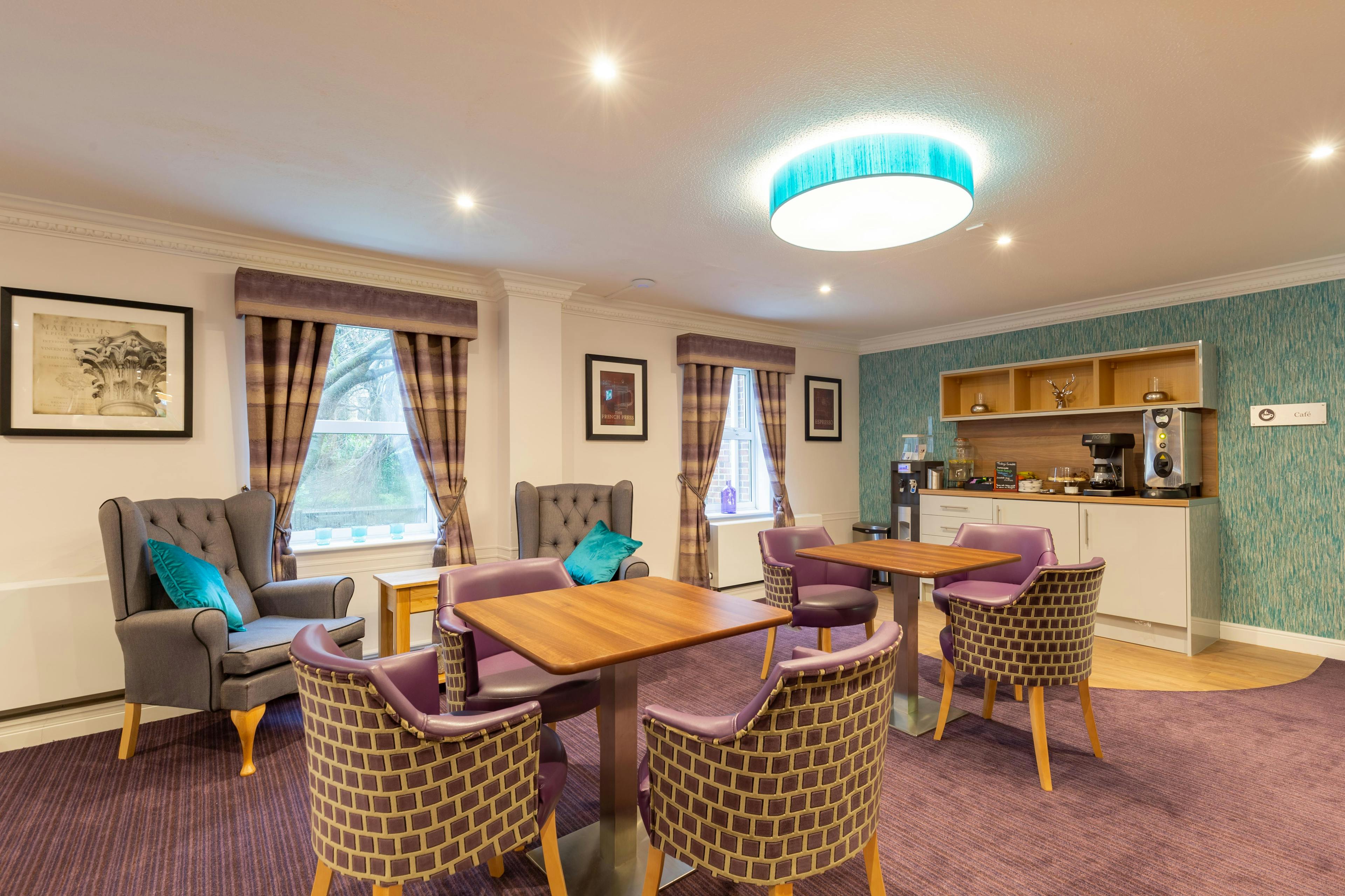 Cafe at South Chowdene Care Home in Gateshead, Tyne and Wear