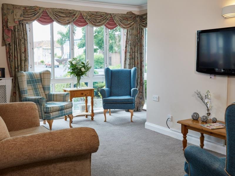Communal Lounge of Springvale Care Home in Gateshead, Tyne and Wear