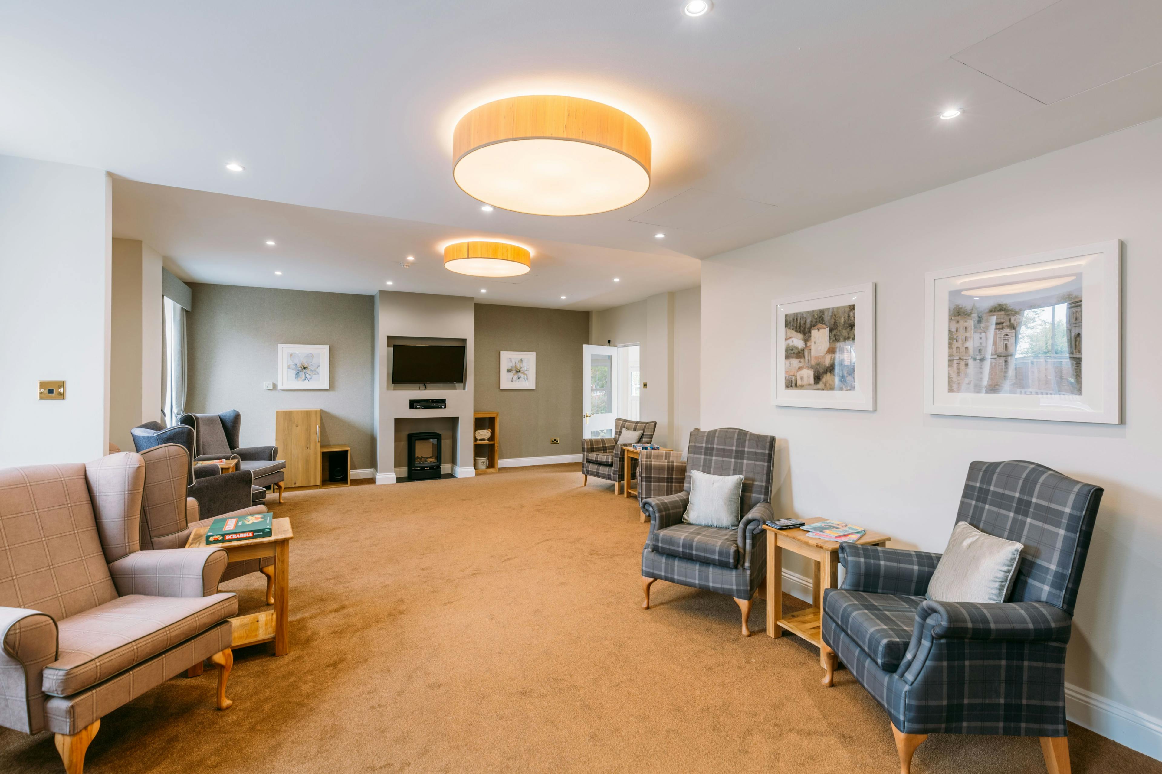 Lounge at St Thomas Care Home in Basingstoke, Hampshire