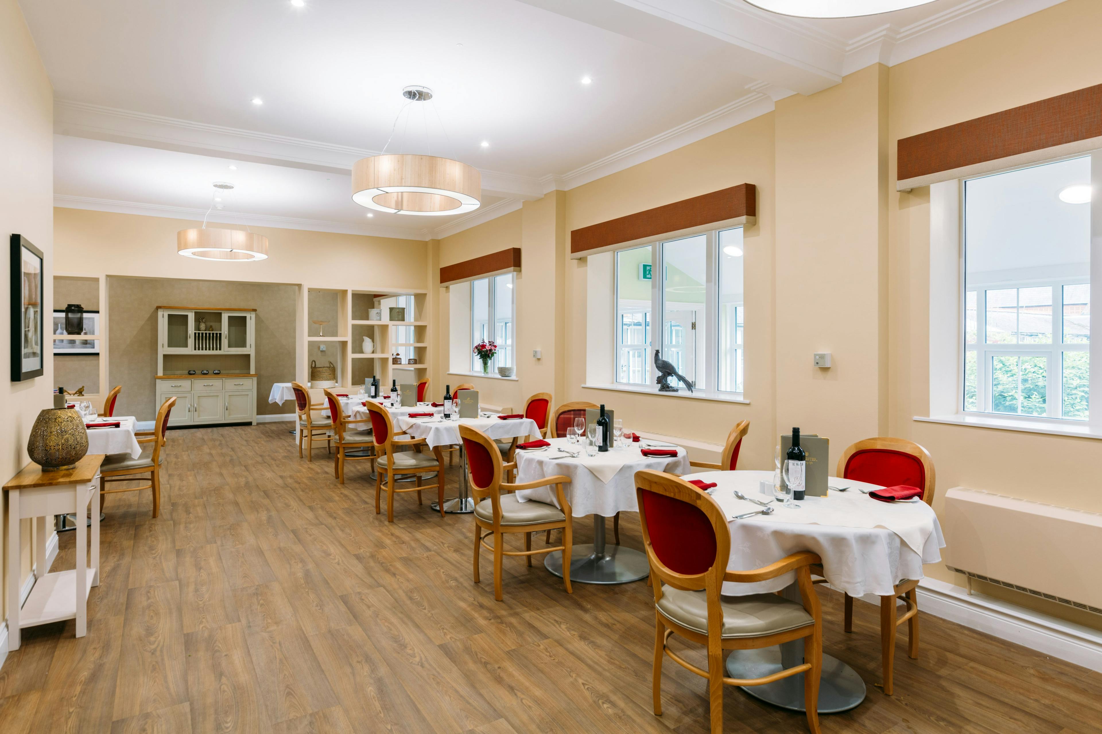 Dining Room at St Thomas Care Home in Basingstoke, Hampshire