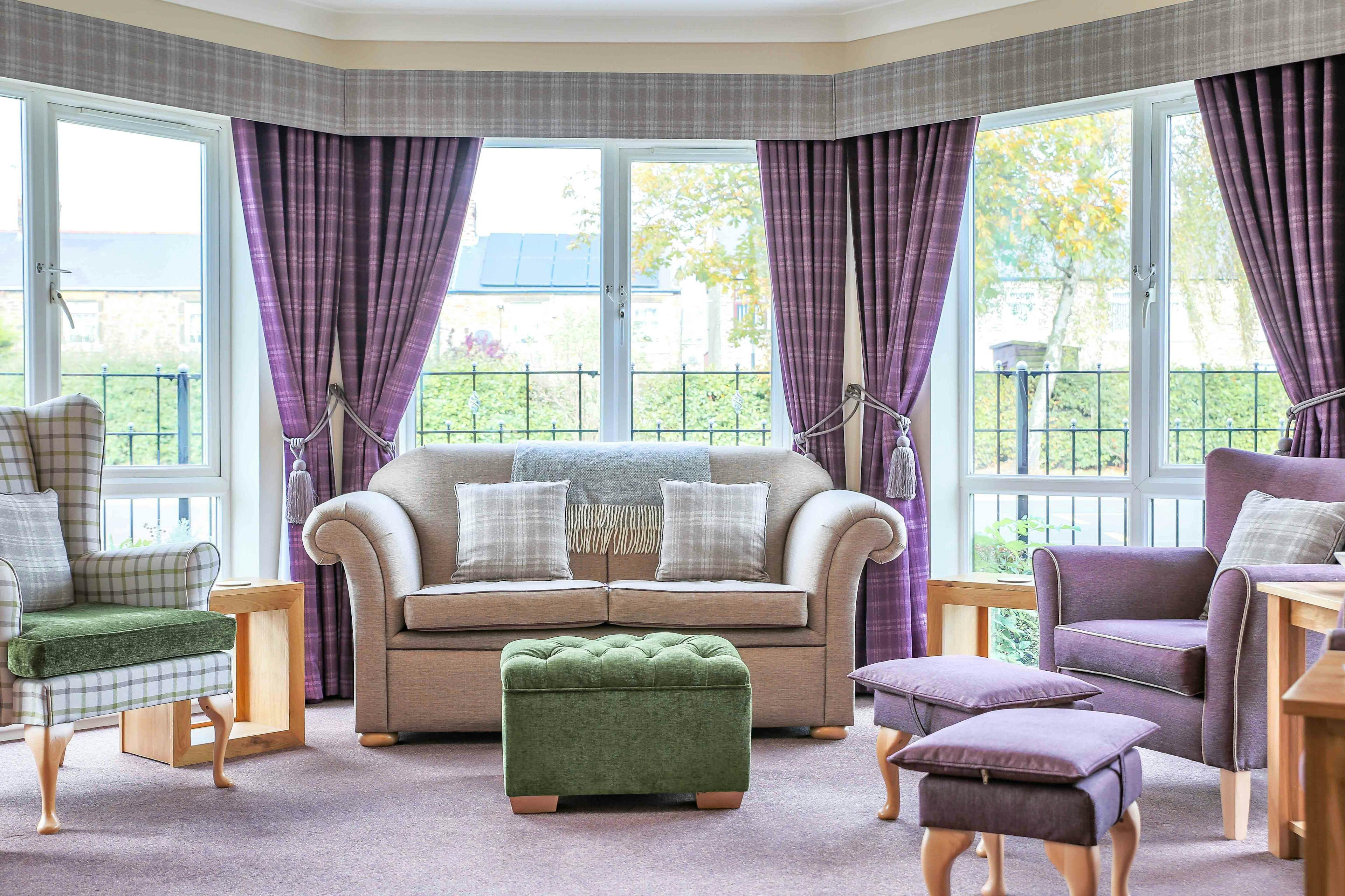 Communal Area at Station Court Care Home in Ashington, Northumberland