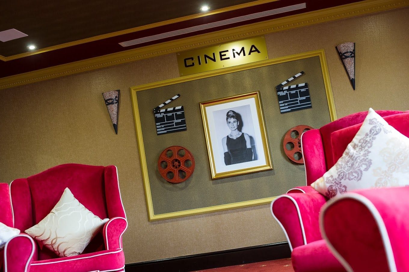 Cinema at Barony Lodge Care Home in Nantwich, Cheshire