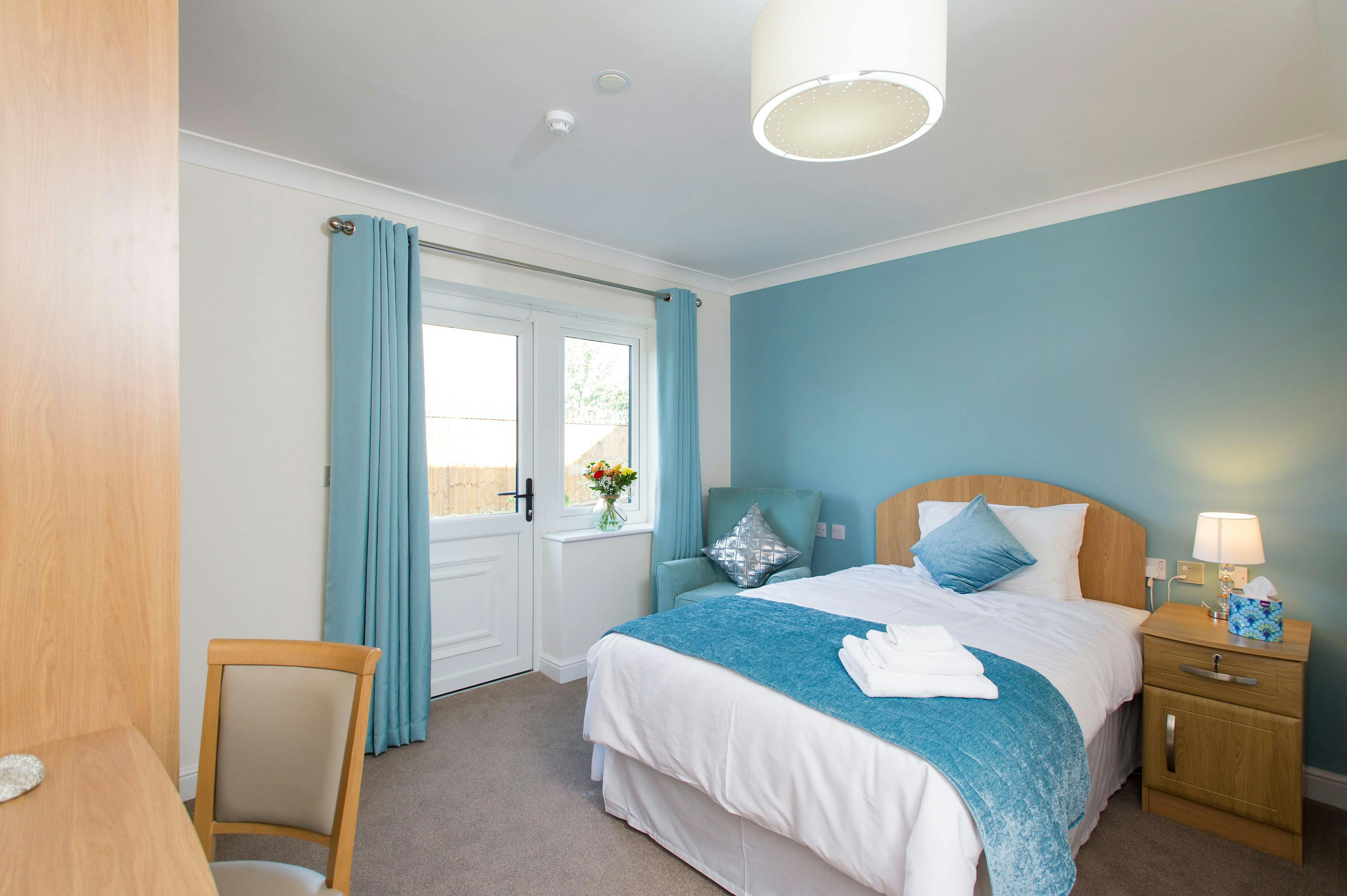 Bedroom at Barony Lodge Care Home in Nantwich, Cheshire