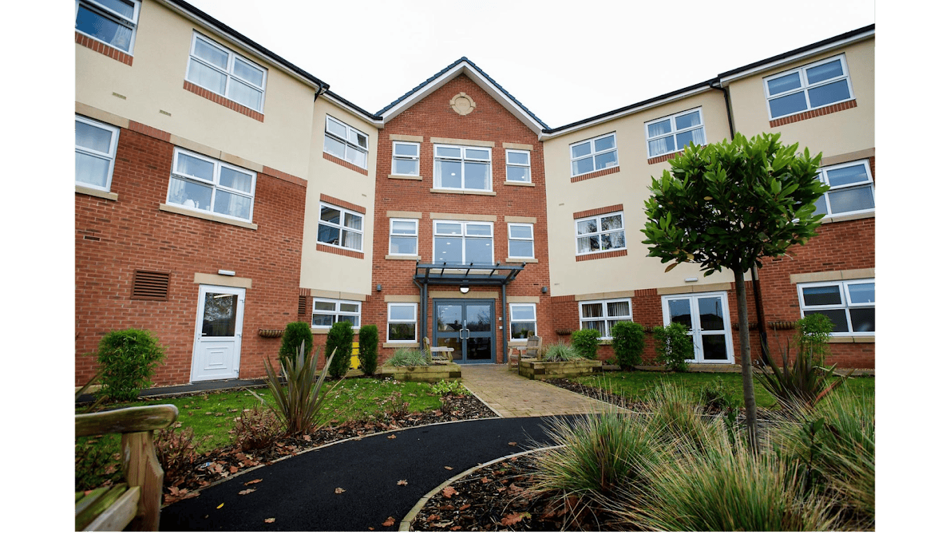 Exterior of Bartley Green Care Home in Birmingham, West Midlands