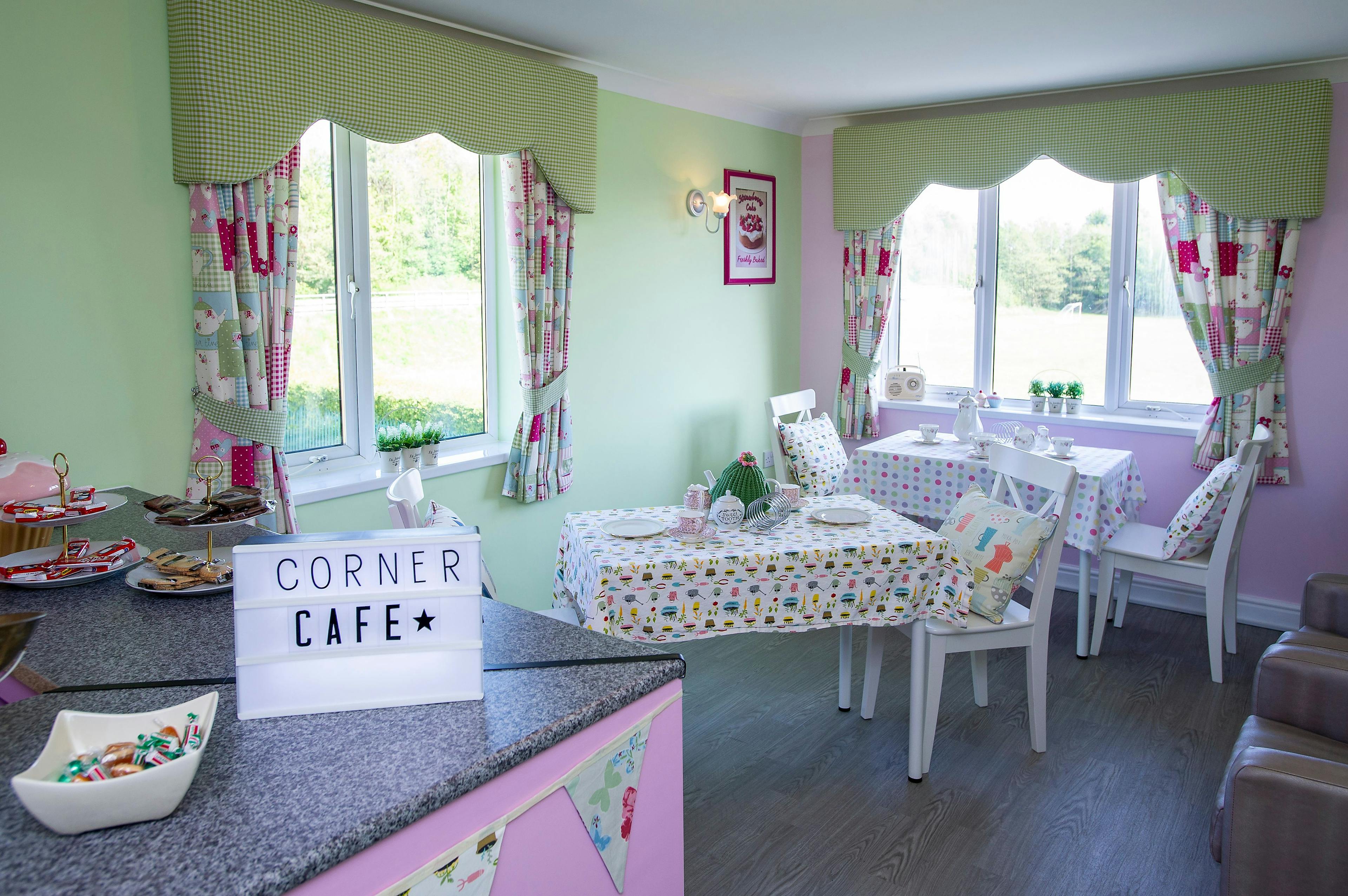 Cafe at Birchwood Court Care Home in Peterlee, County Durham