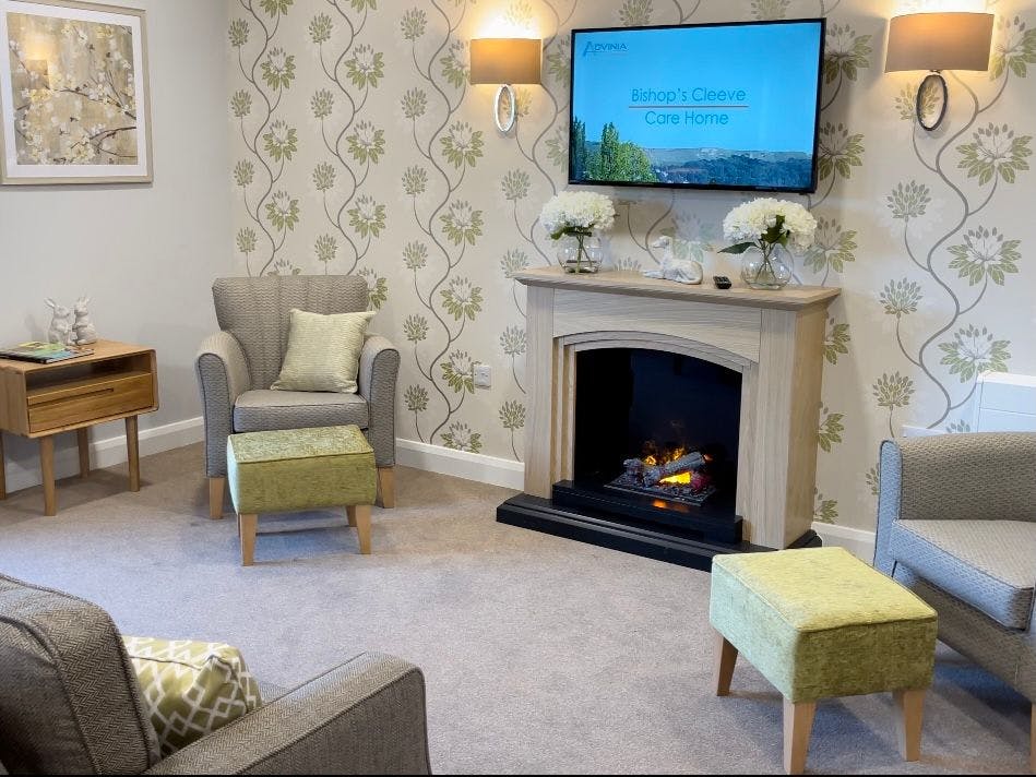 Communal Area at Bishop's Cleeve Care Home in Cheltenham, Gloucestershire