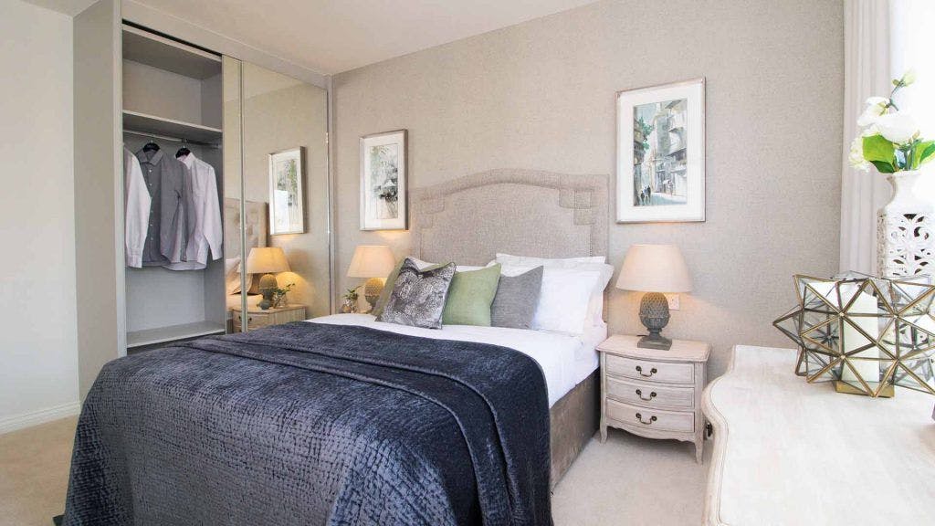 Bedroom at Elmhirst Lodge Retirement Apartment in Basingstoke, Hampshire