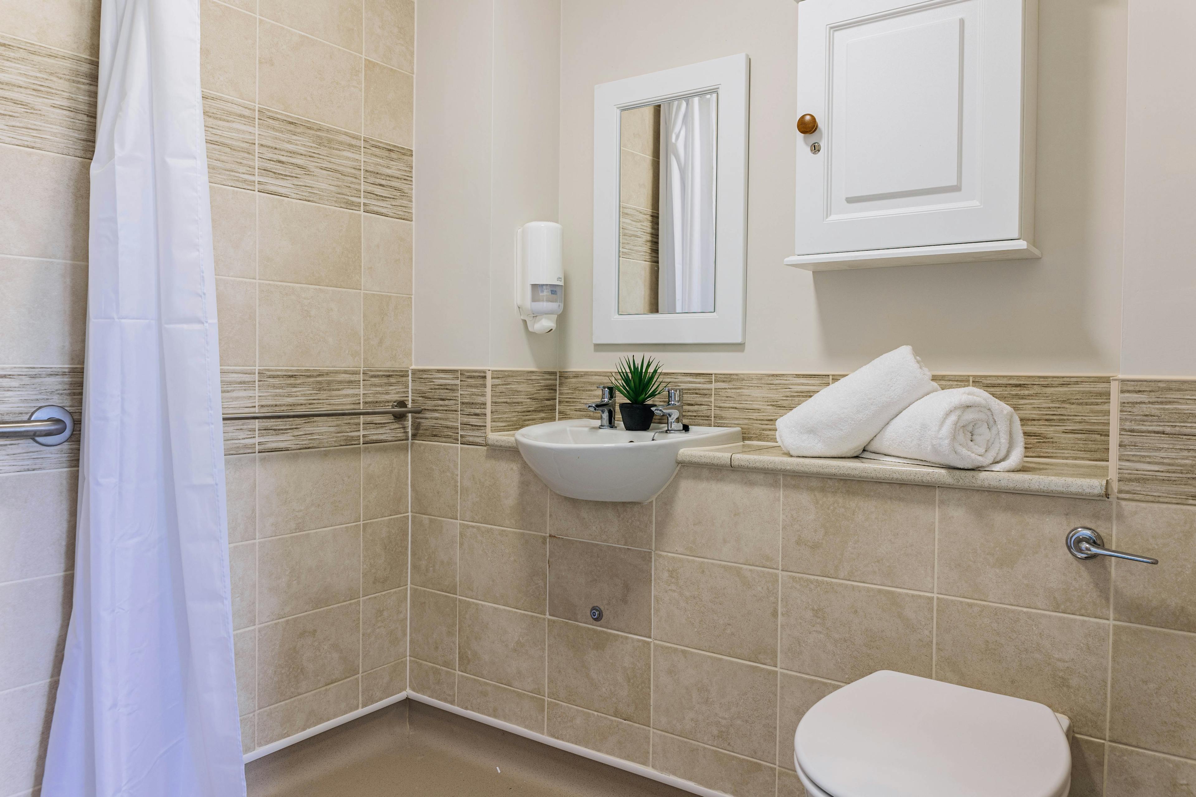 Bathroom at Oak Grange Care Home in Chester, Cheshire