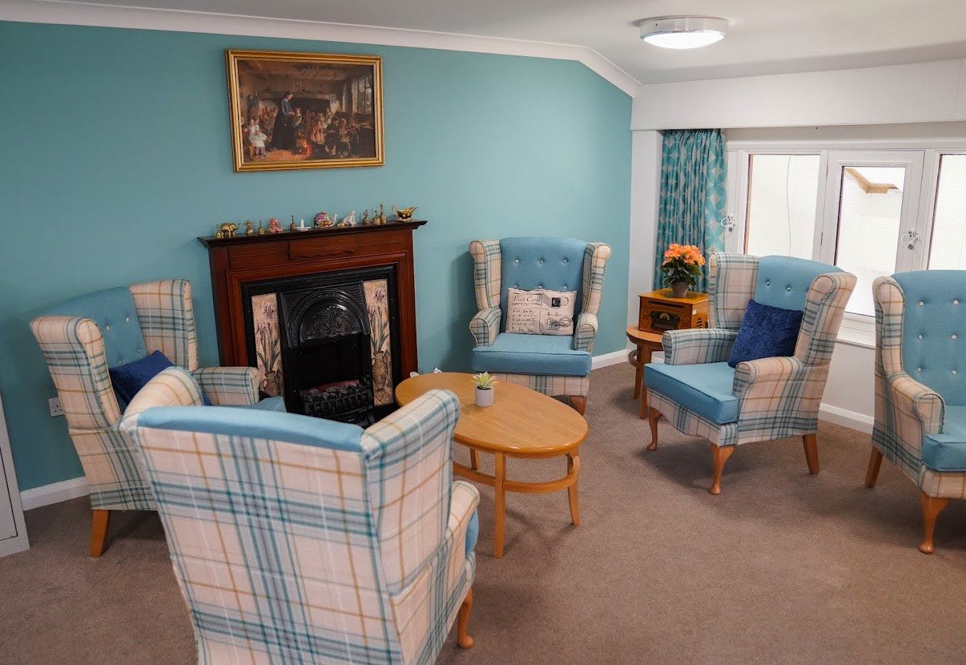 Communal Lounge at Bradwell Court Care Home in Congleton, Cheshire East