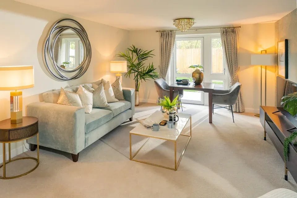 Lounge at Bridoake Court Retirement Apartment in Wigan, Greater Manchester
