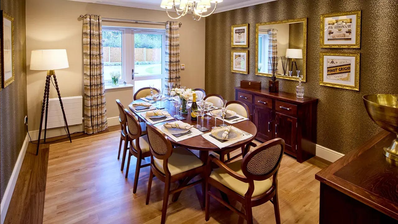 Dining Room at Bridge Manor Care Home in Wolverhampton, West Midlands